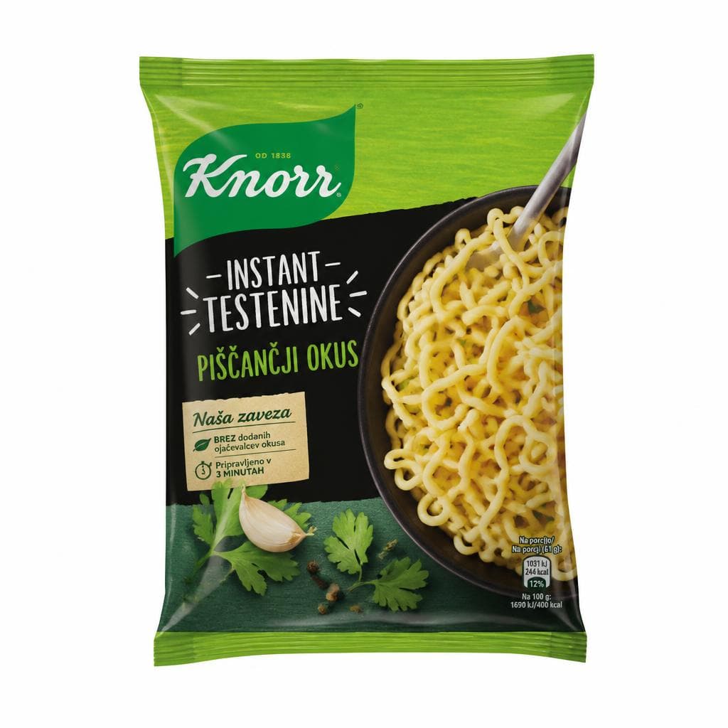 Knorr Instant testenine 61-75 g Akcija v trgovini Spar