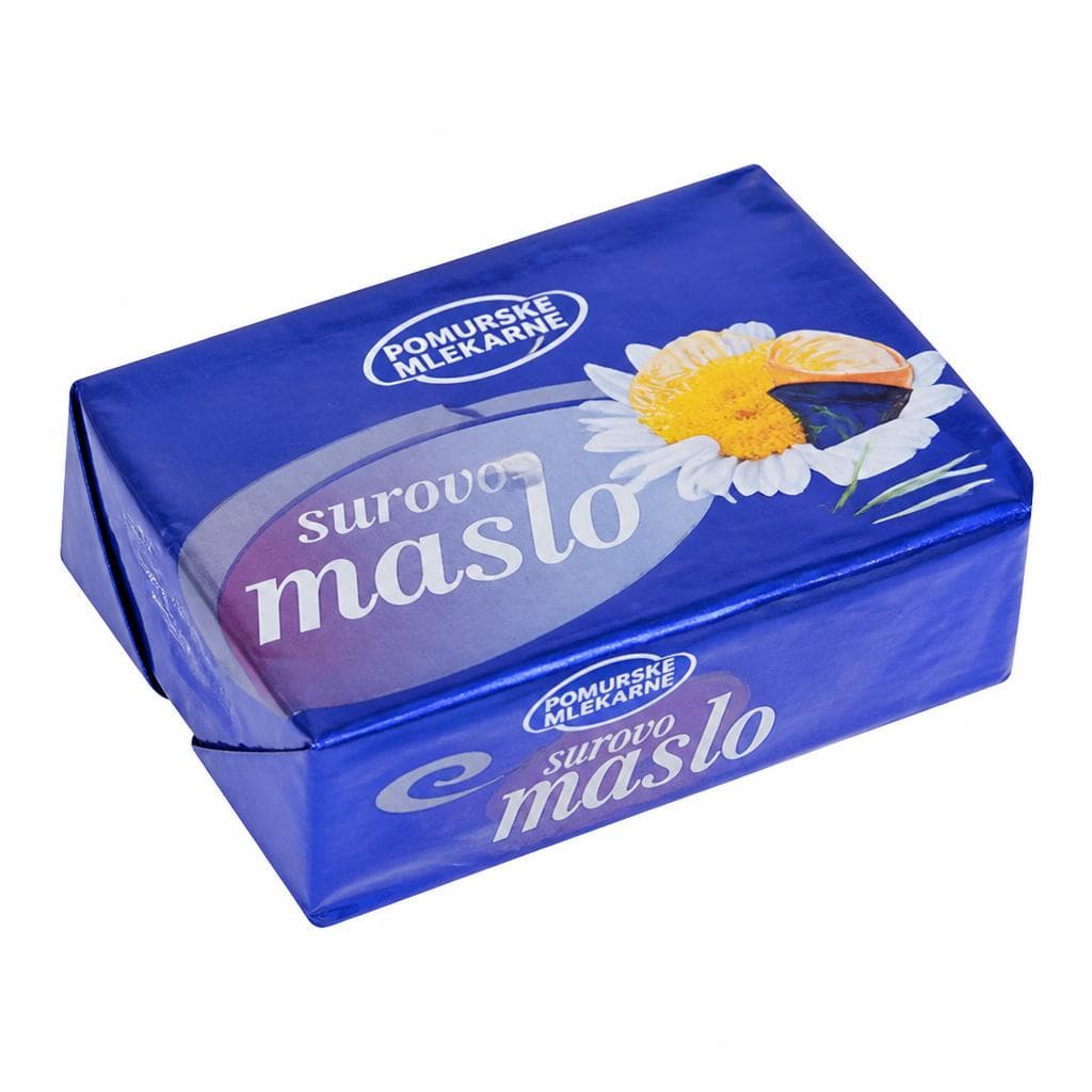 Surovo maslo Pomurske mlekarne 250 g Akcija v trgovini Jager