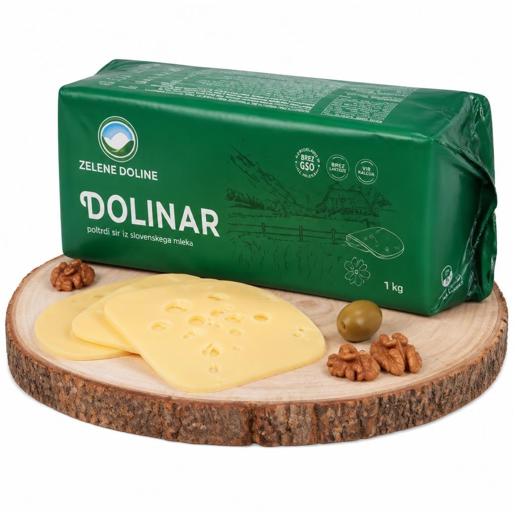 Sir Dolinar ali Šmarski rok ZELENE DOLINE - Akcija v trgovini E.Leclerc