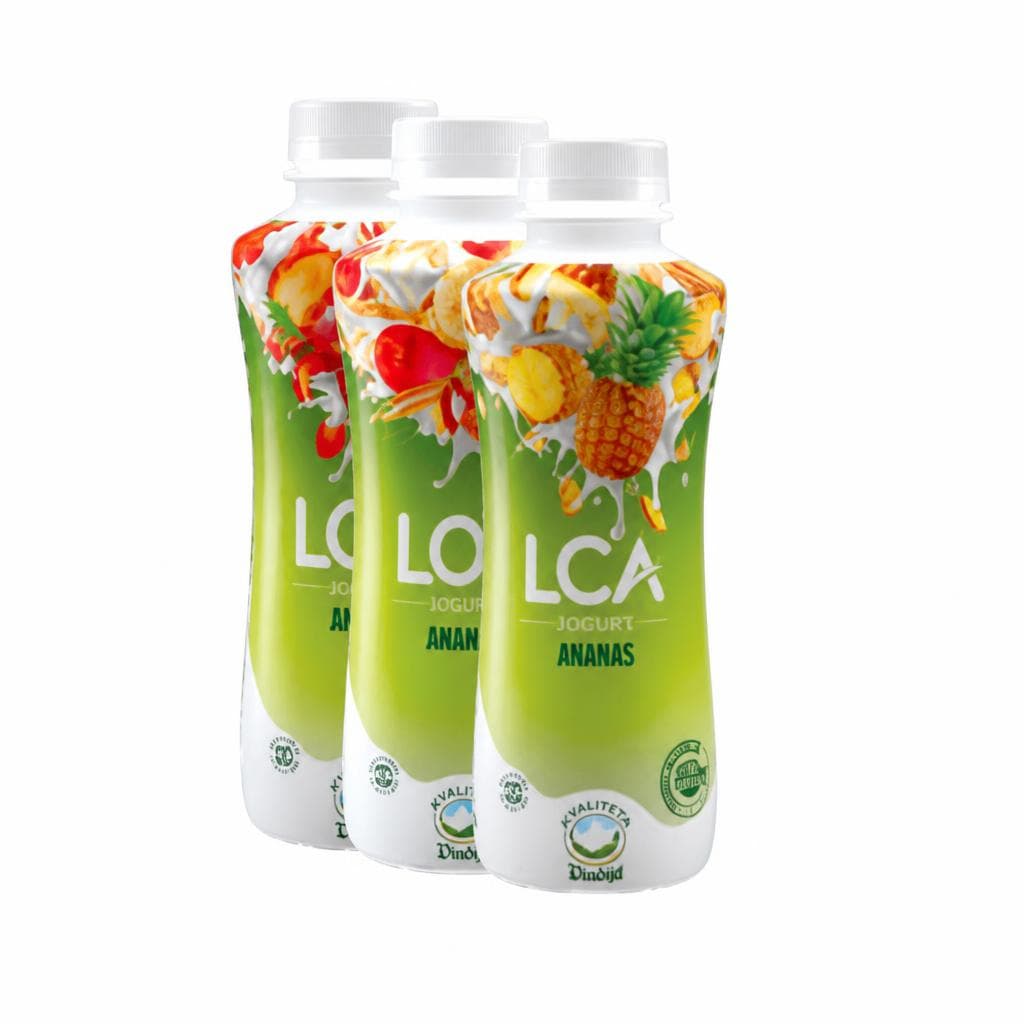 Tekoči sadni jogurt LCA Zelene Doline 500 g Akcija v trgovini E.Leclerc