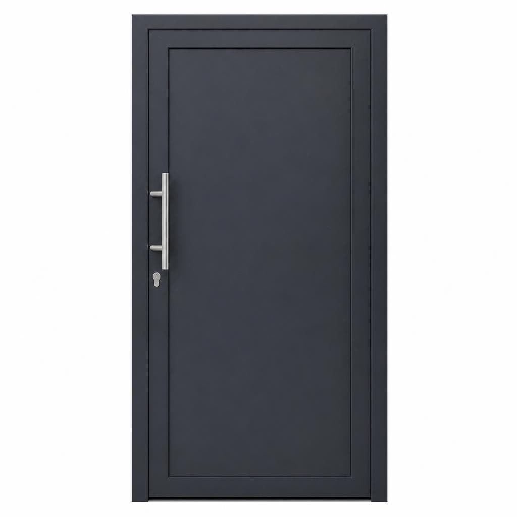 PVC stranska vhodna vrata 'Mura KF01' antracit š 98 x v 198 cm Akcija v trgovini Bauhaus
