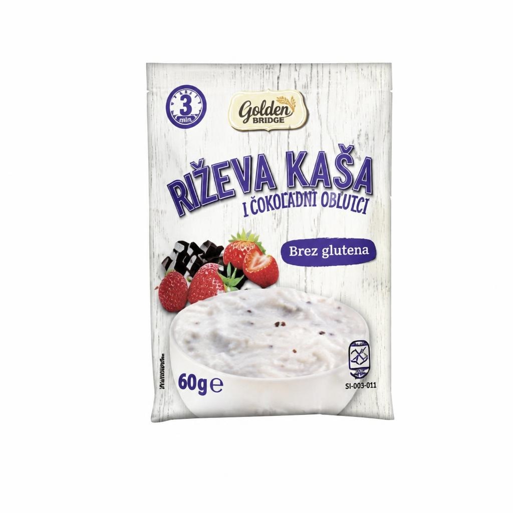Golden Bridge riževa kaša 60 g Akcija v trgovini Hofer
