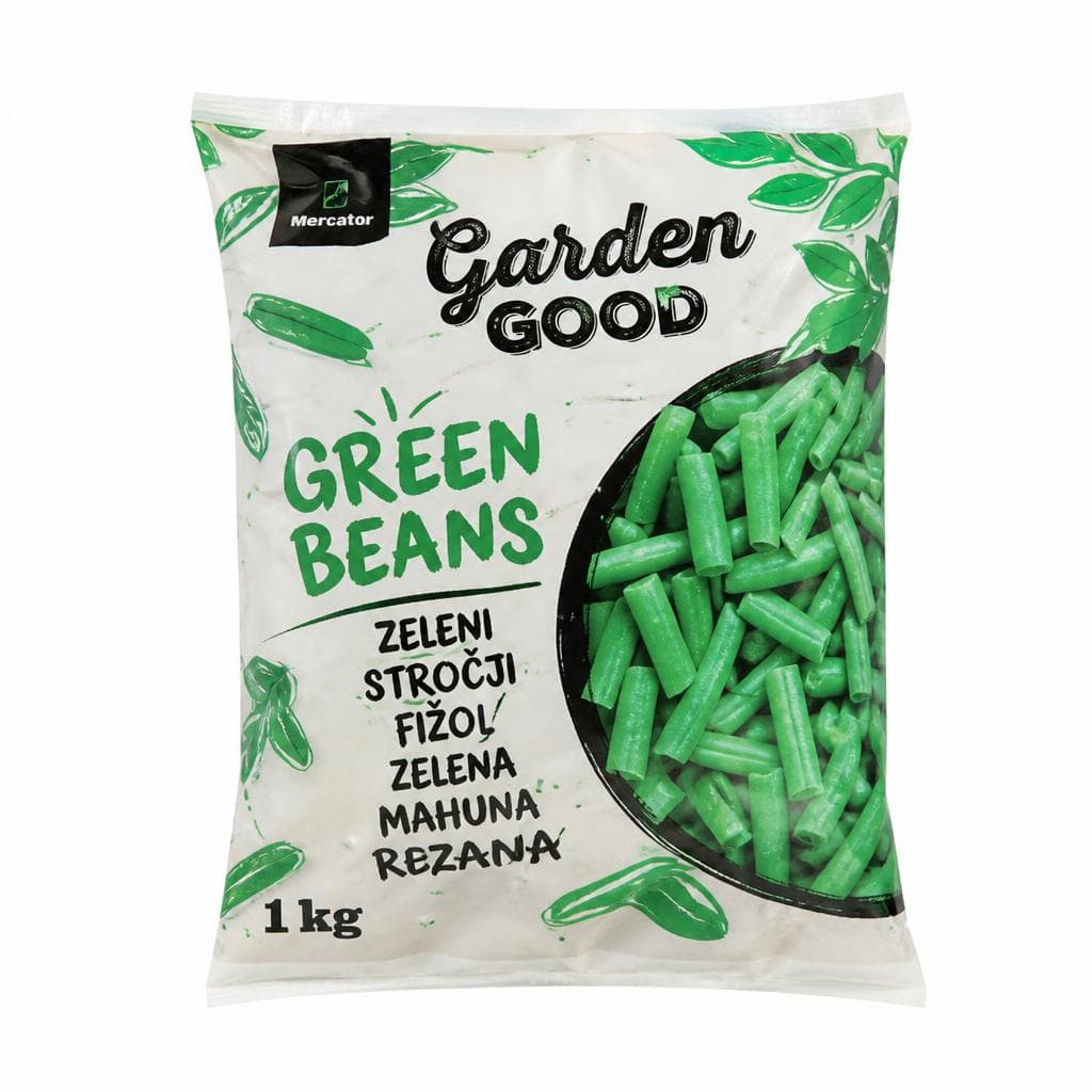 Zeleni stročji fižol Garden Good 1 kg Akcija v trgovini Mercator