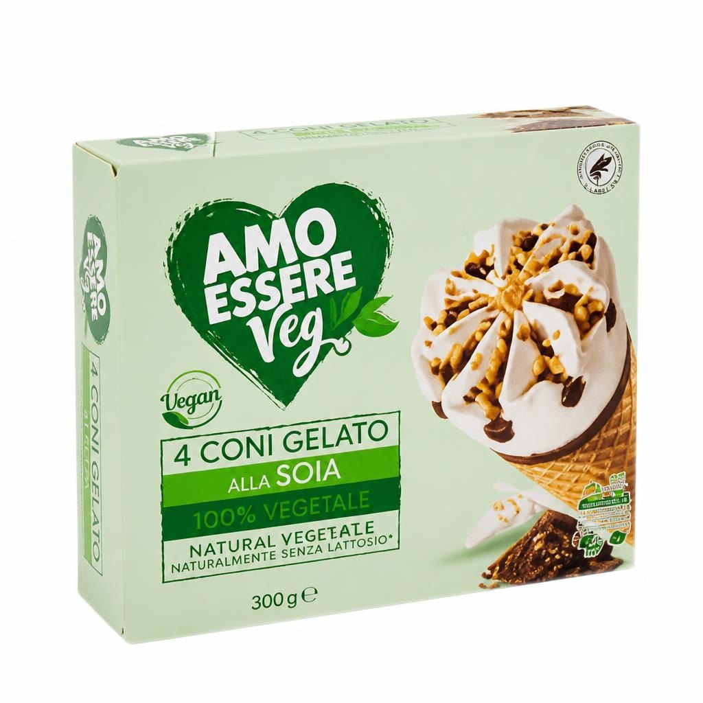 Sojini korneti 300 g AMO ESSERE Veg Akcija v trgovini Eurospin