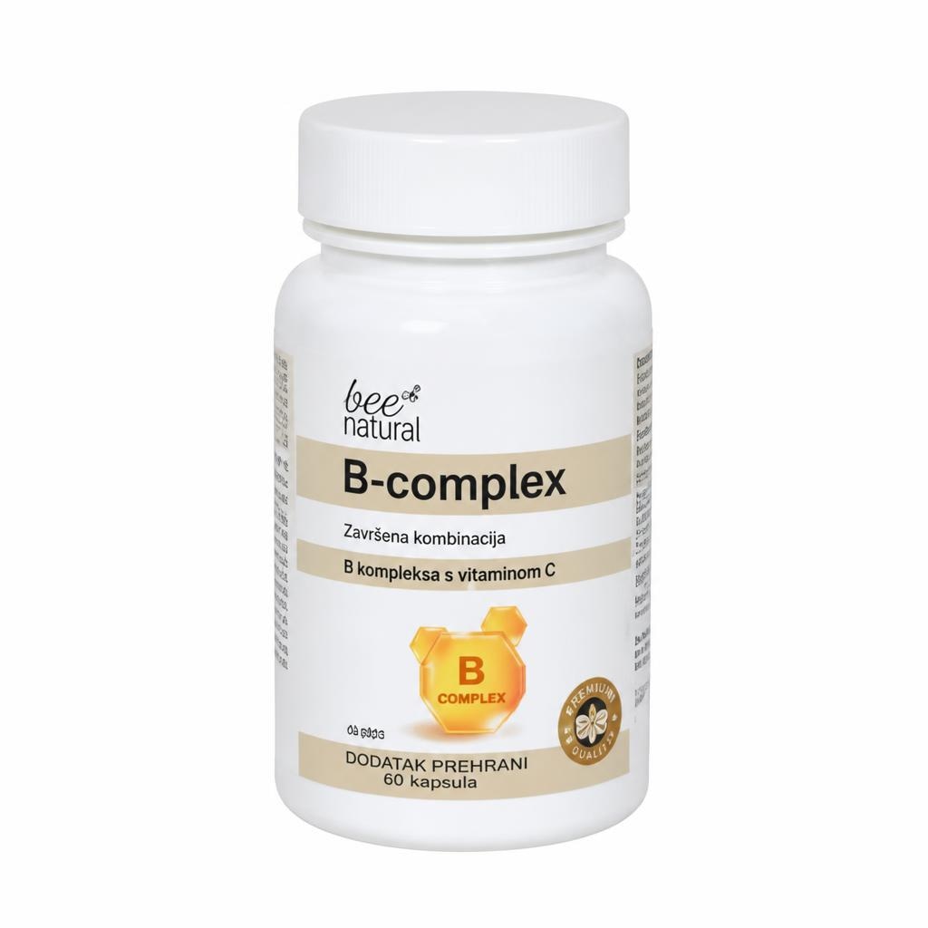 Bee Natural B-complex 60 kosov, 11,4 g Akcija v trgovini Eurospin