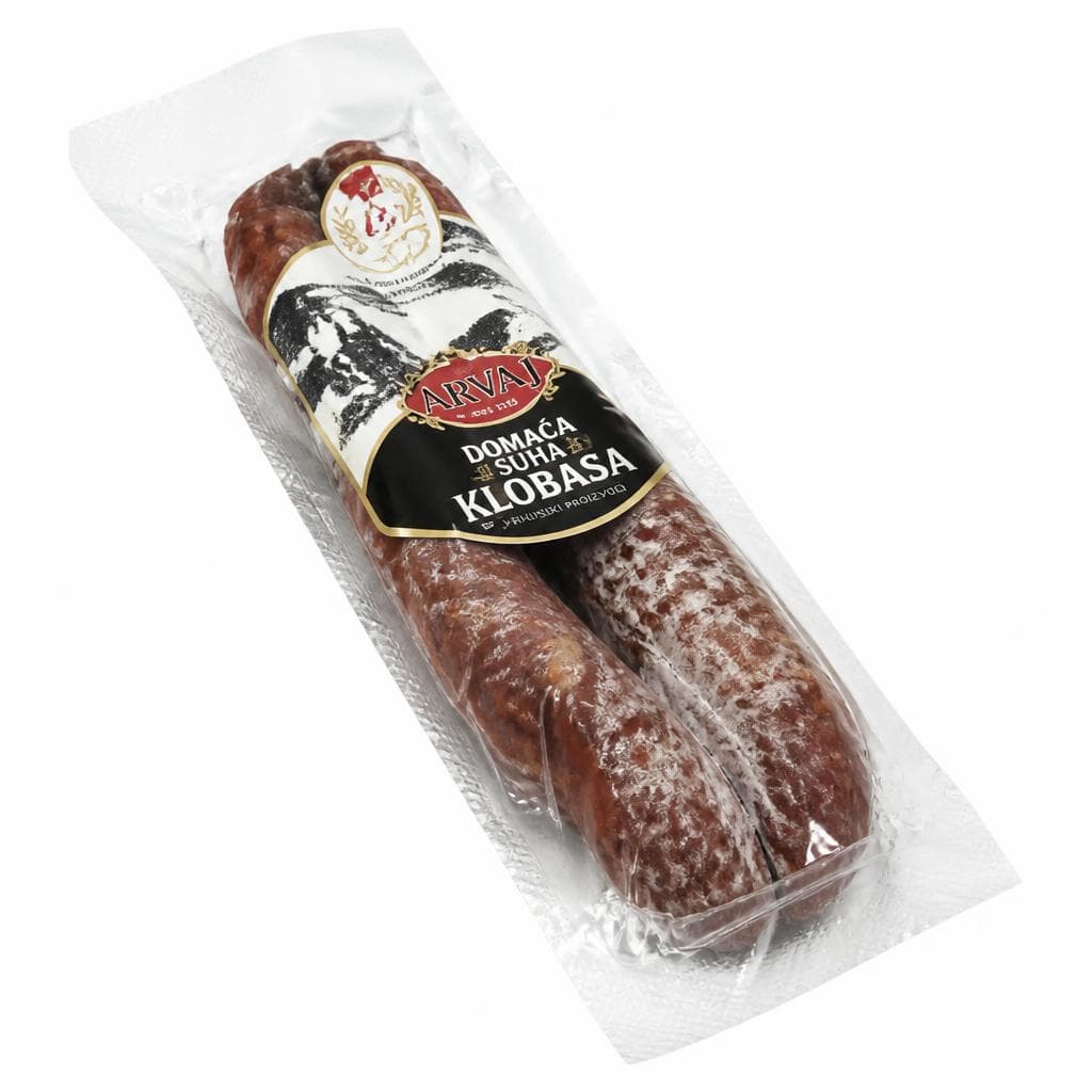 Domača suha klobasa Arvaj cca 250 g Akcija v trgovini Mercator
