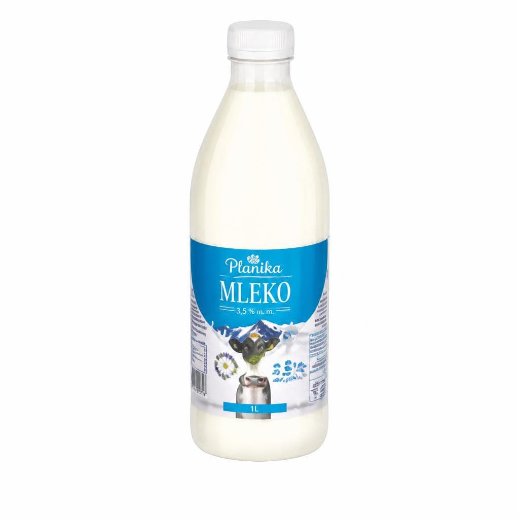 Sveže mleko 1 l Planika Akcija v trgovini Spar