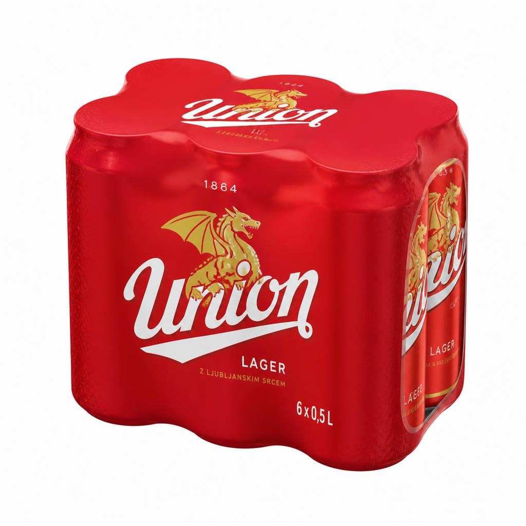 Pivo Union 6 x 0,5 L Akcija v trgovini Mercator