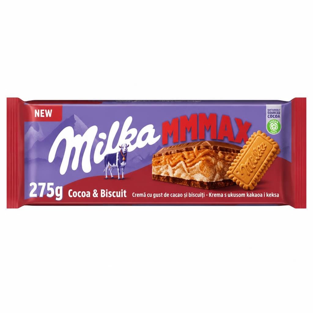 Milka MMMAX mlečna čokolada od 250 do 300 g Akcija v trgovini Tuš