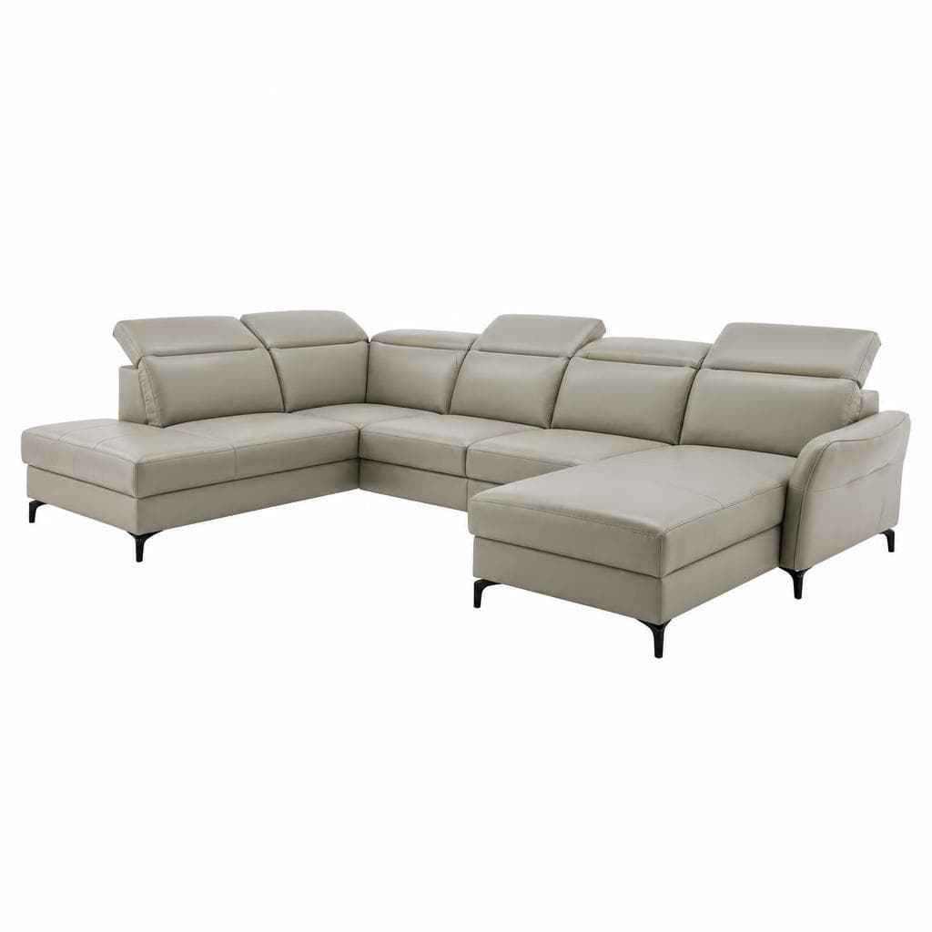 Des line usnjena kotna sedežna BARI 196x304x168cm Akcija v trgovini Harvey Norman