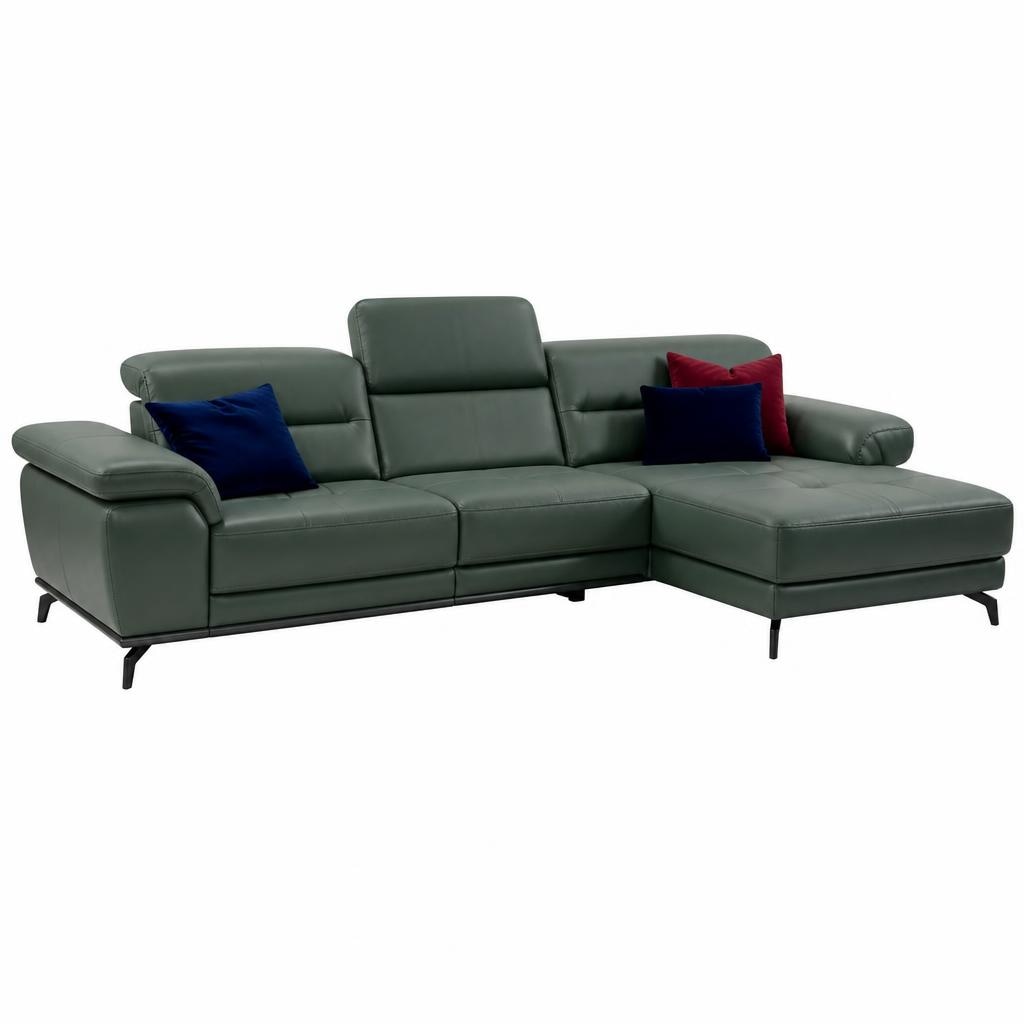 Usnjena kotna sedežna garnitura PIAVE 291x193cm POLIPOL - Akcija v trgovini Harvey Norman
