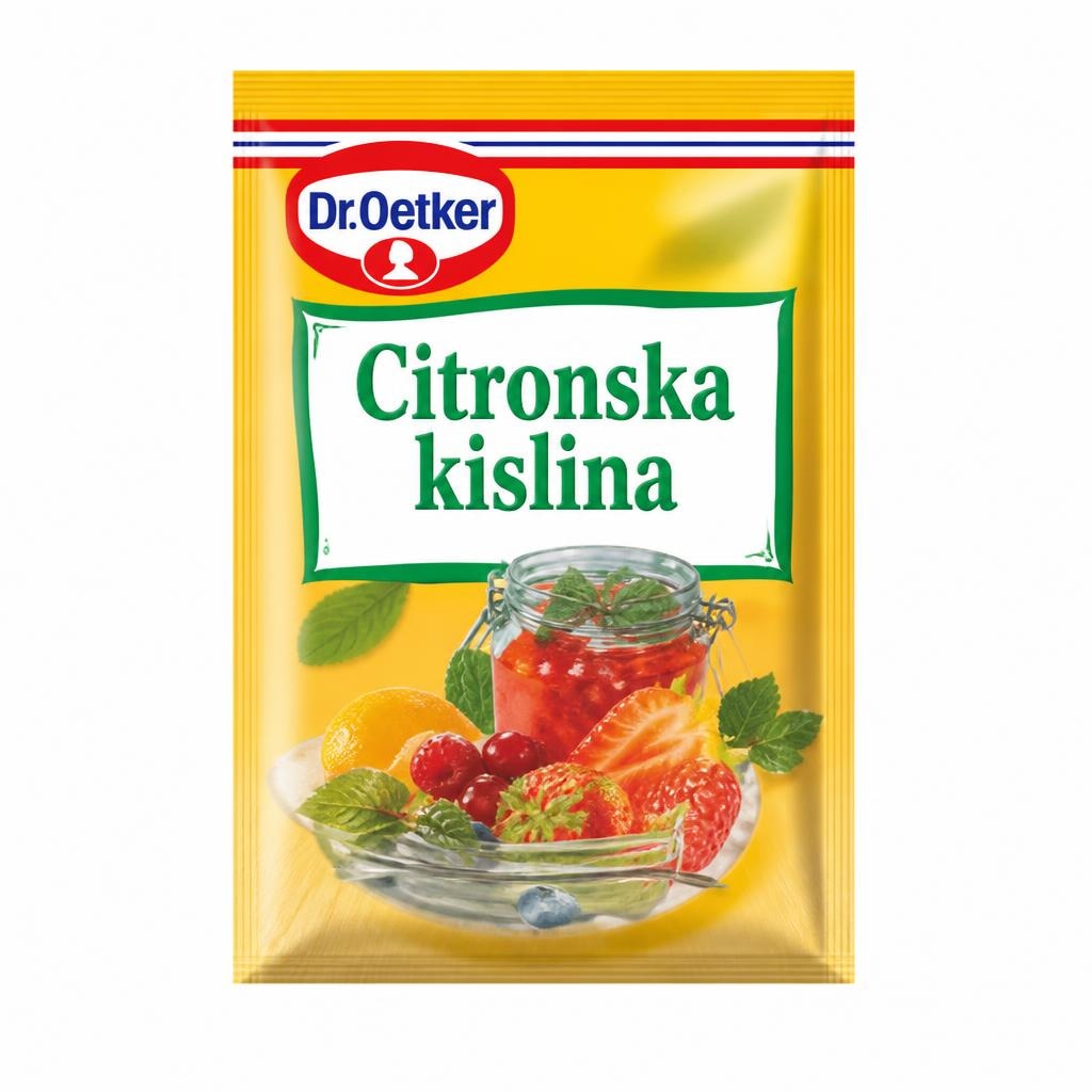 Citronska kislina Dr.Oetker 20 g Akcija v trgovini E.Leclerc