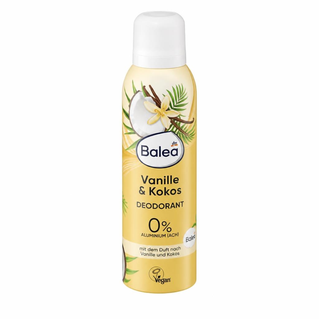 Balea dezodorant v spreju z vonjem vanilje in kokosa 200 ml Akcija v trgovini Dm