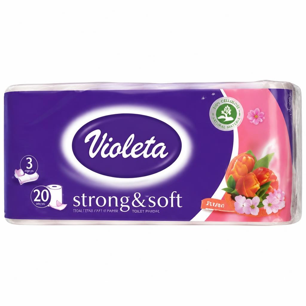 Toaletni papir Violeta 20/1 Akcija v trgovini Jager