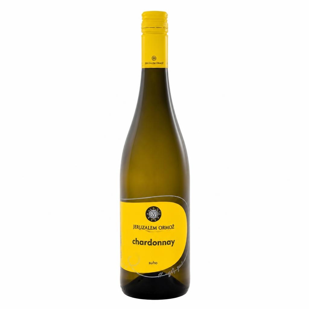 Kakvoostno vino ZGP Chardonnay "Jeruzalem Ormož" 0,75 l Akcija v trgovini E.Leclerc