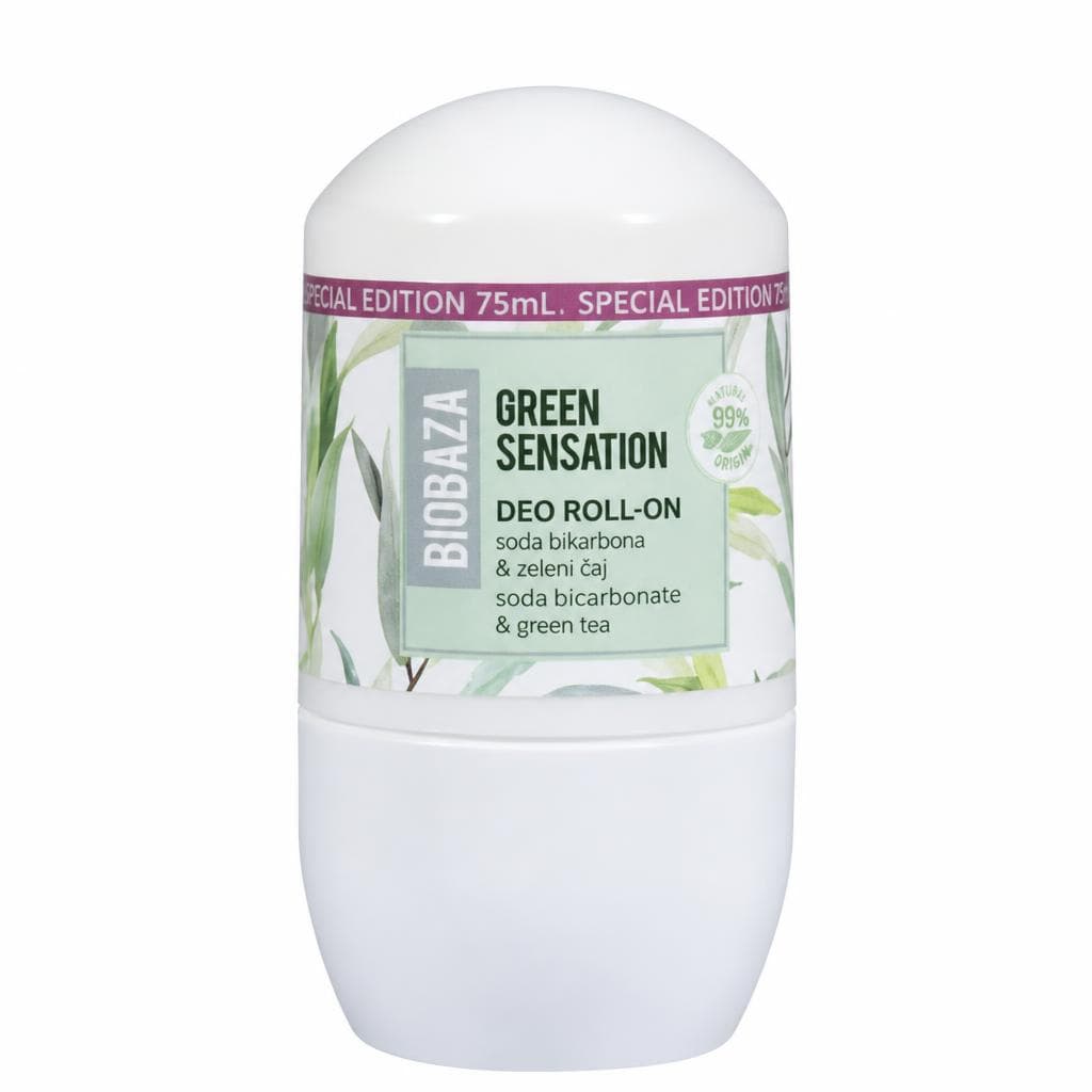 Biobaza Green Sensation dezodorant s kroglico 75 ml Akcija v trgovini Dm