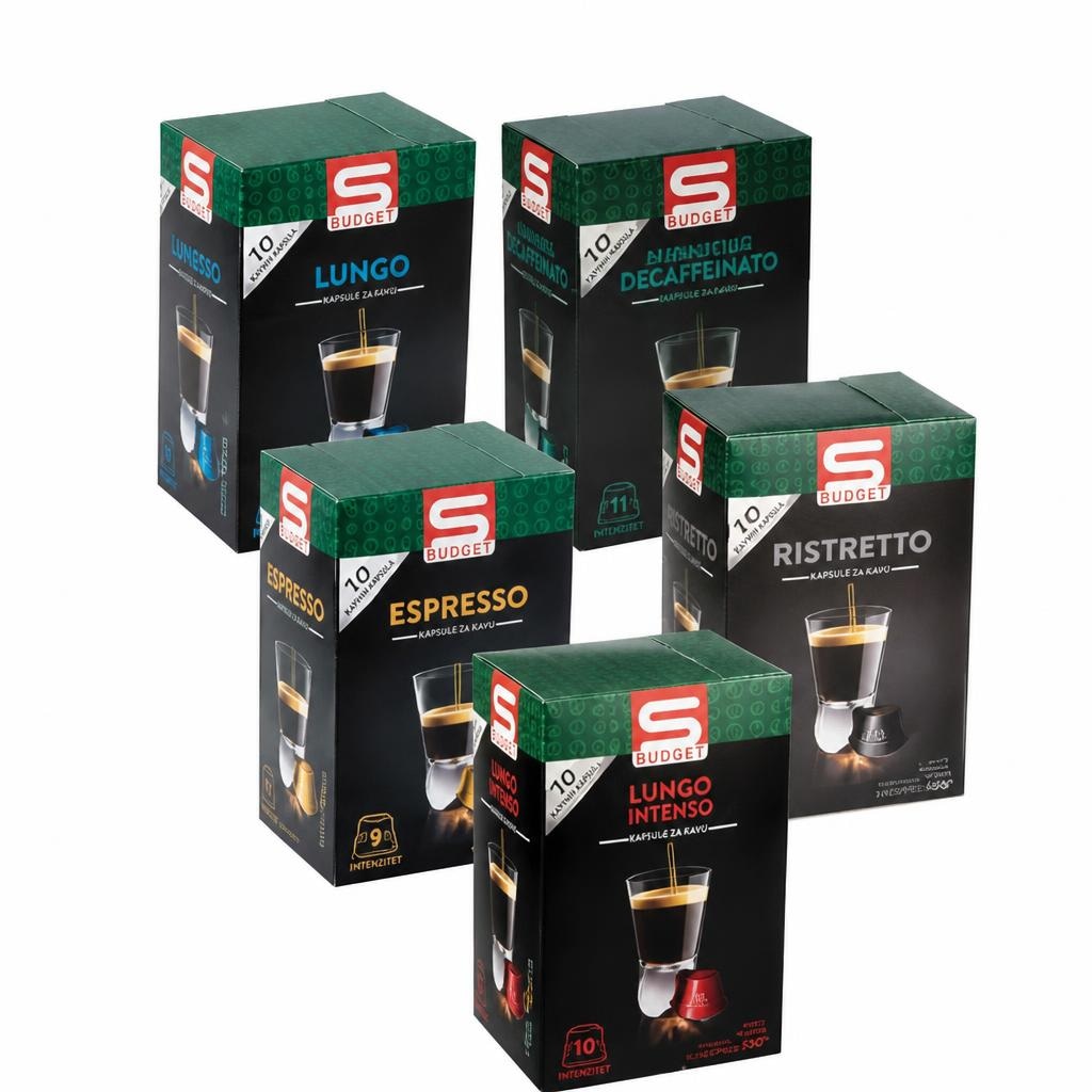 Kavne kapsule 159 g S-BUDGET Akcija v trgovini Spar