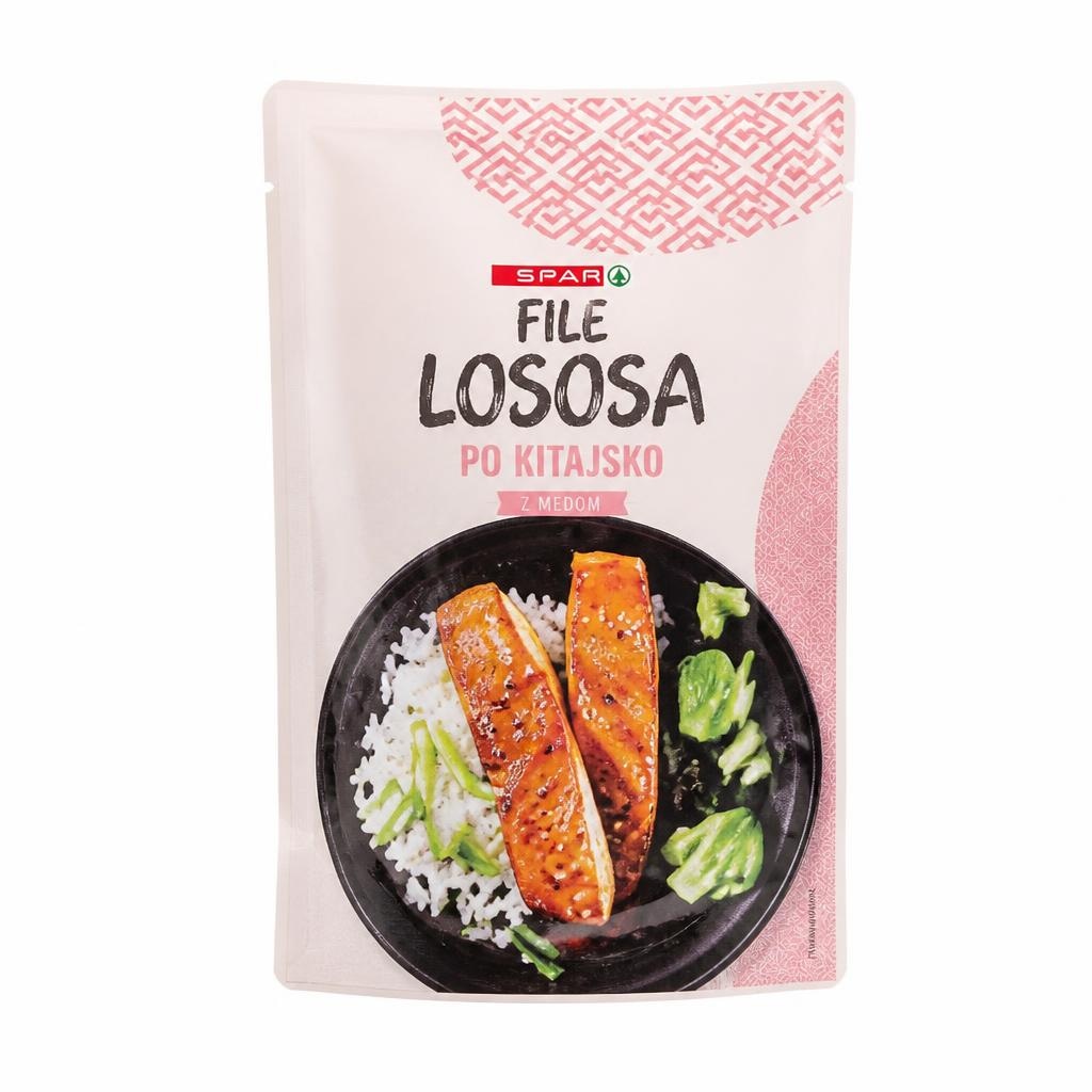 File lososa po kitajsko, z medom 240 g SPAR Akcija v trgovini Spar