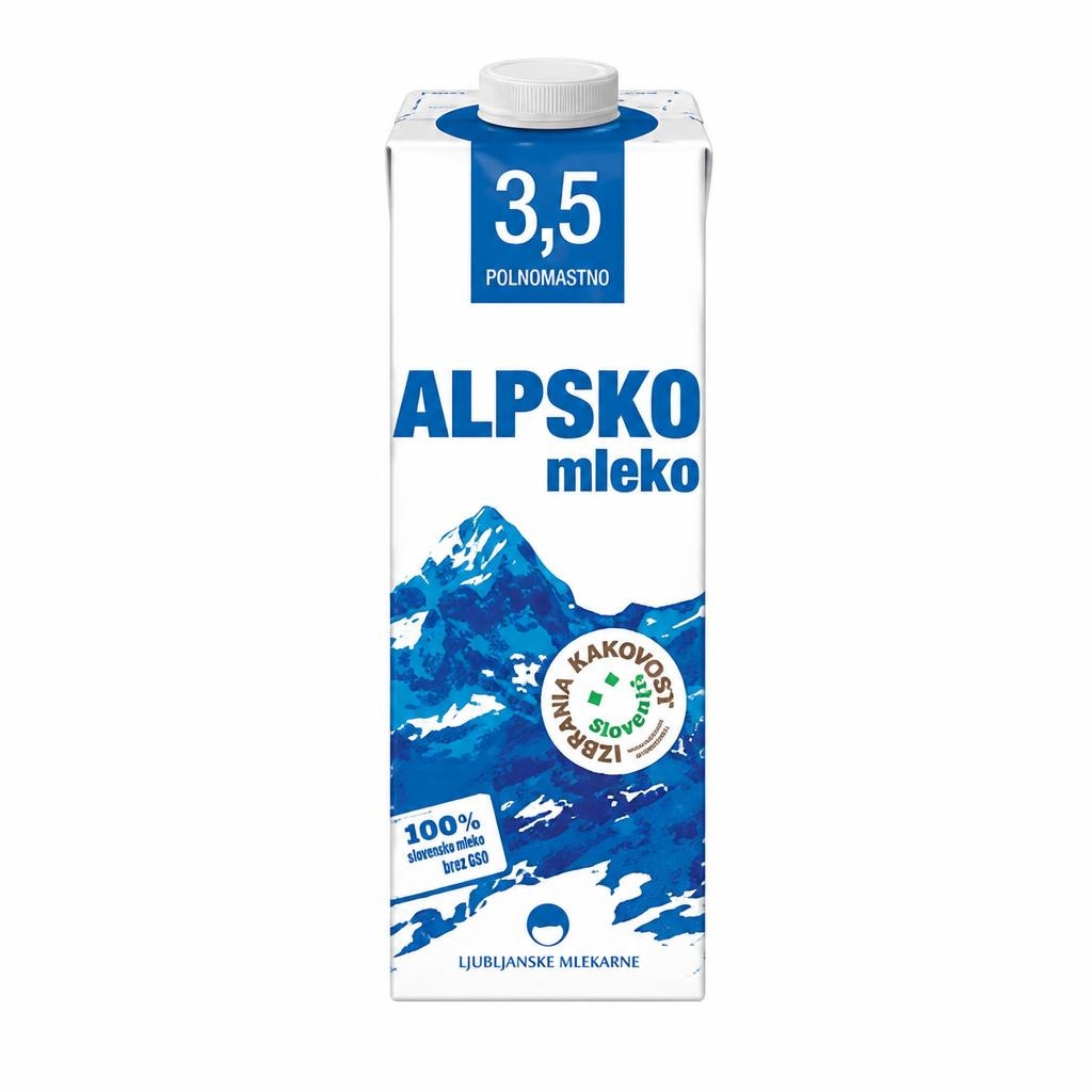Alpsko mleko 1 L - Akcija v trgovini Jager