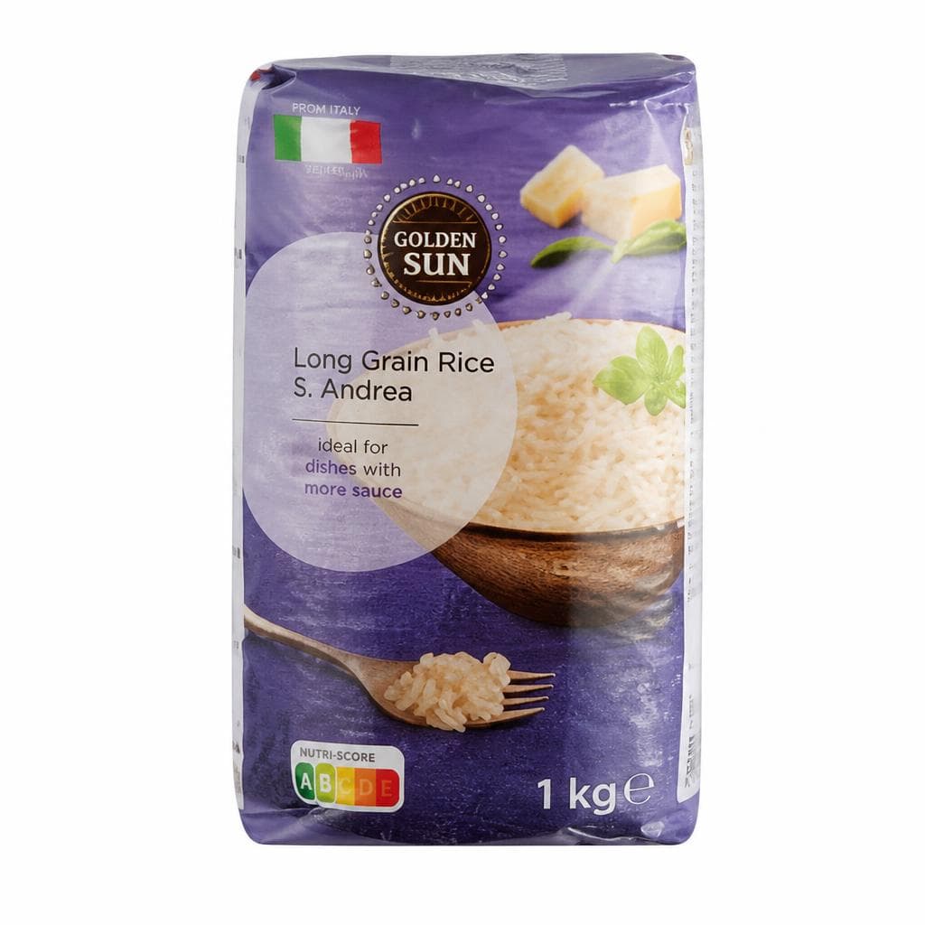 Golden Sun San Andrea riž 1 kg Akcija v trgovini Lidl