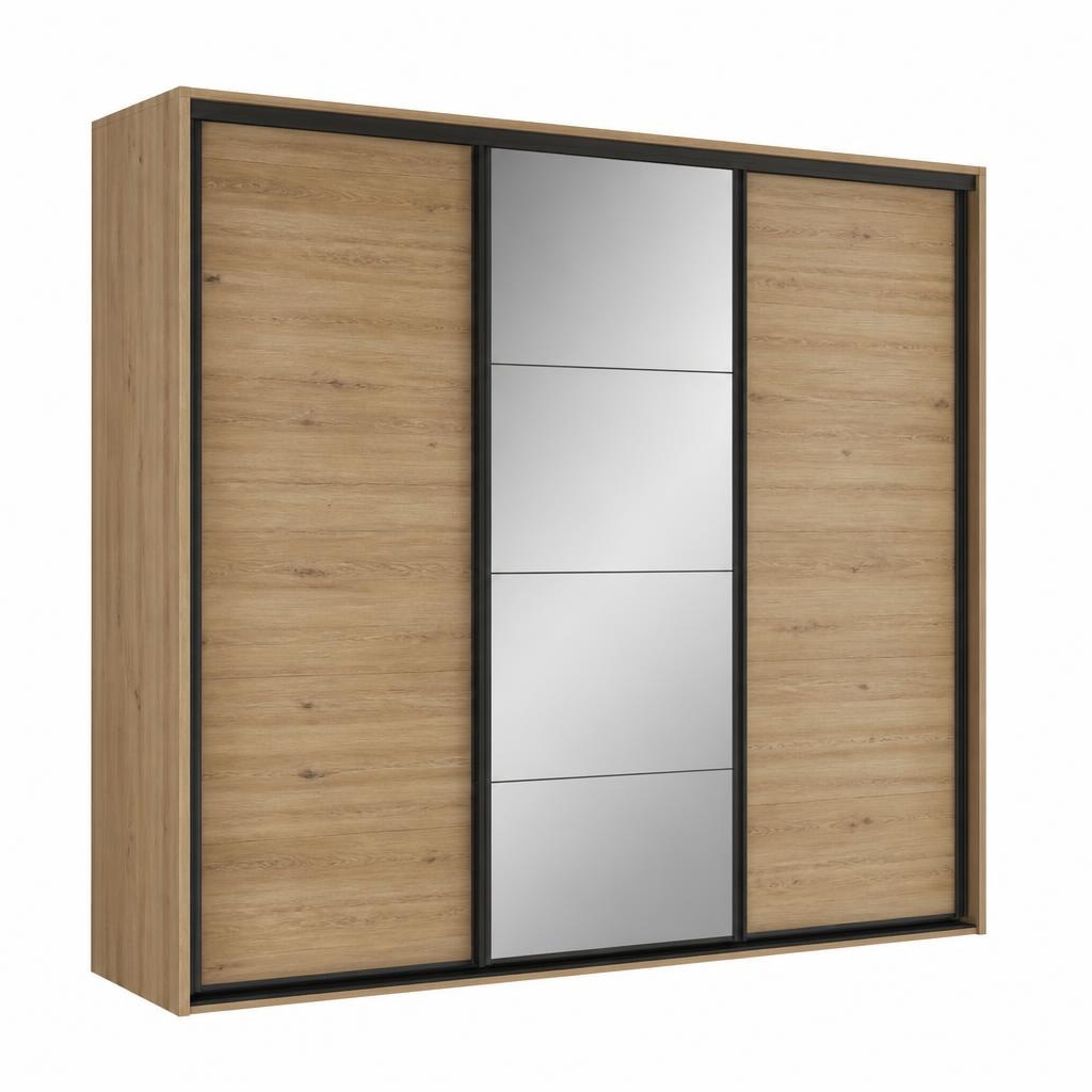 Omara muavella hrast 3-vratna 270x210x60 cm smart! Akcija v trgovini Dipo