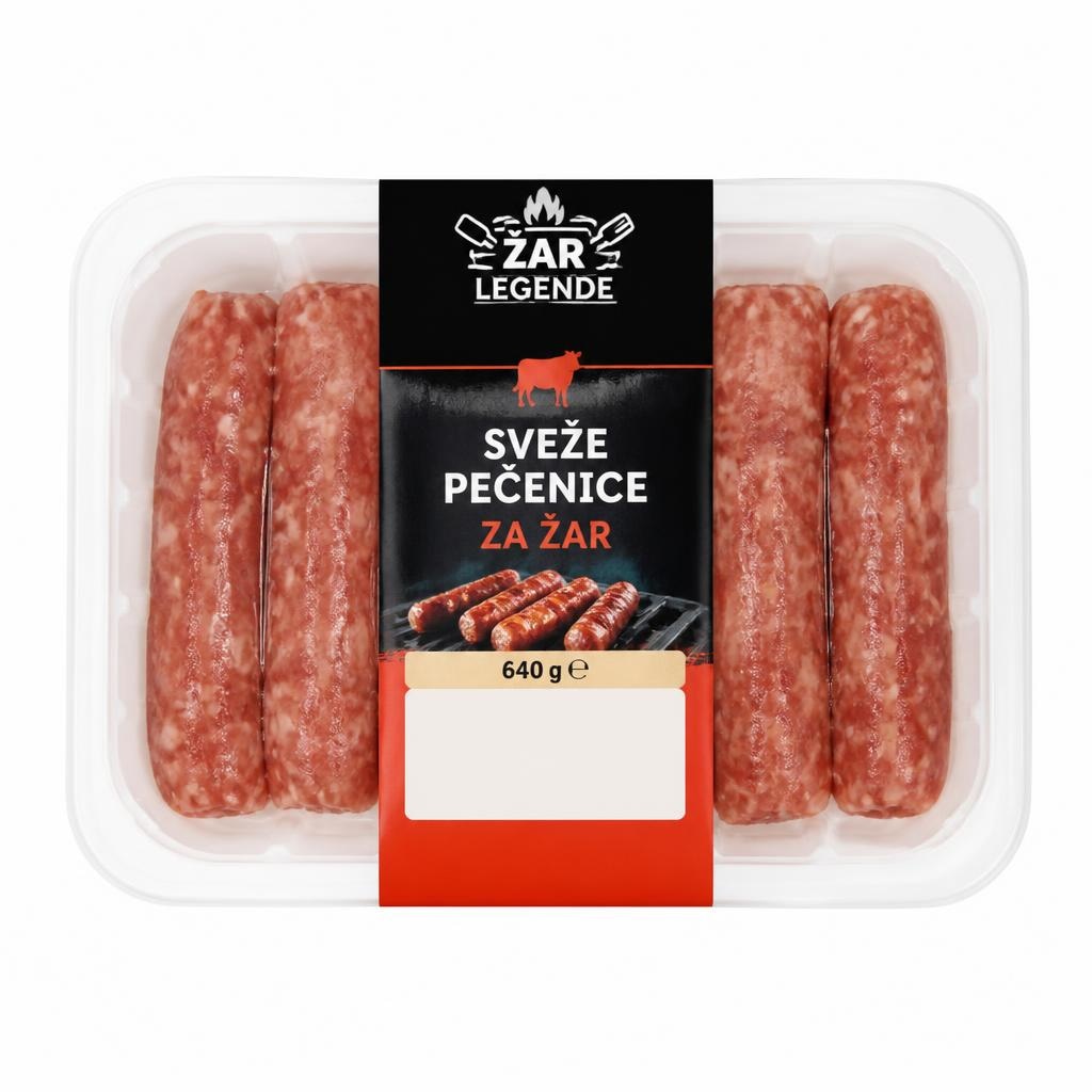 Žar Legende sveže pečenice za žar 640 g Akcija v trgovini Lidl