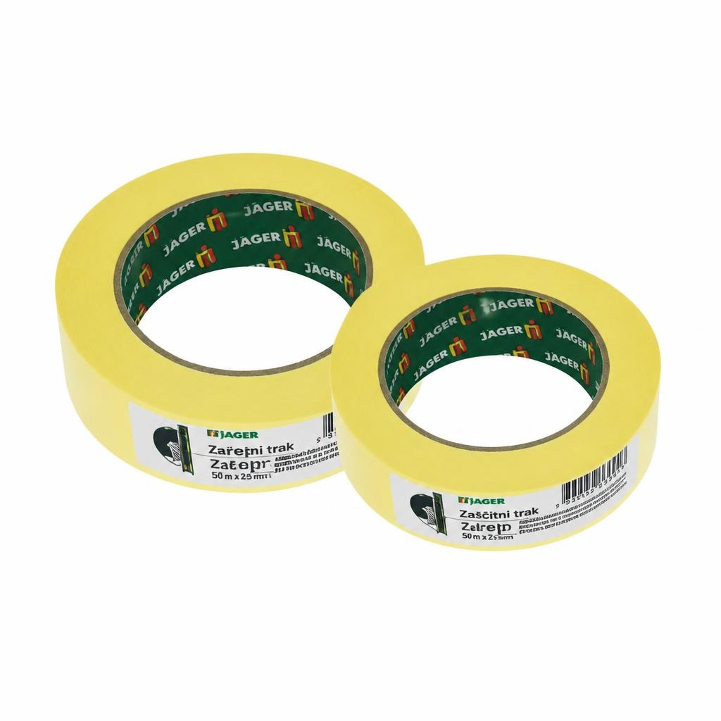 Zaščitni trak Jager krep 50 m x 25 mm - Akcija v trgovini Jager