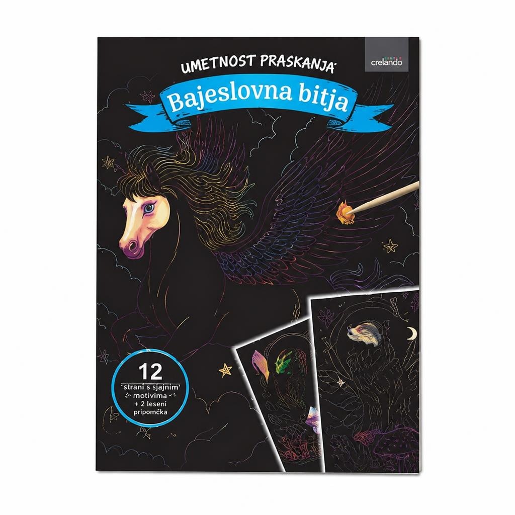 Crelando Praskanka Bajeslovna bitja 12 listov - Akcija v trgovini Lidl