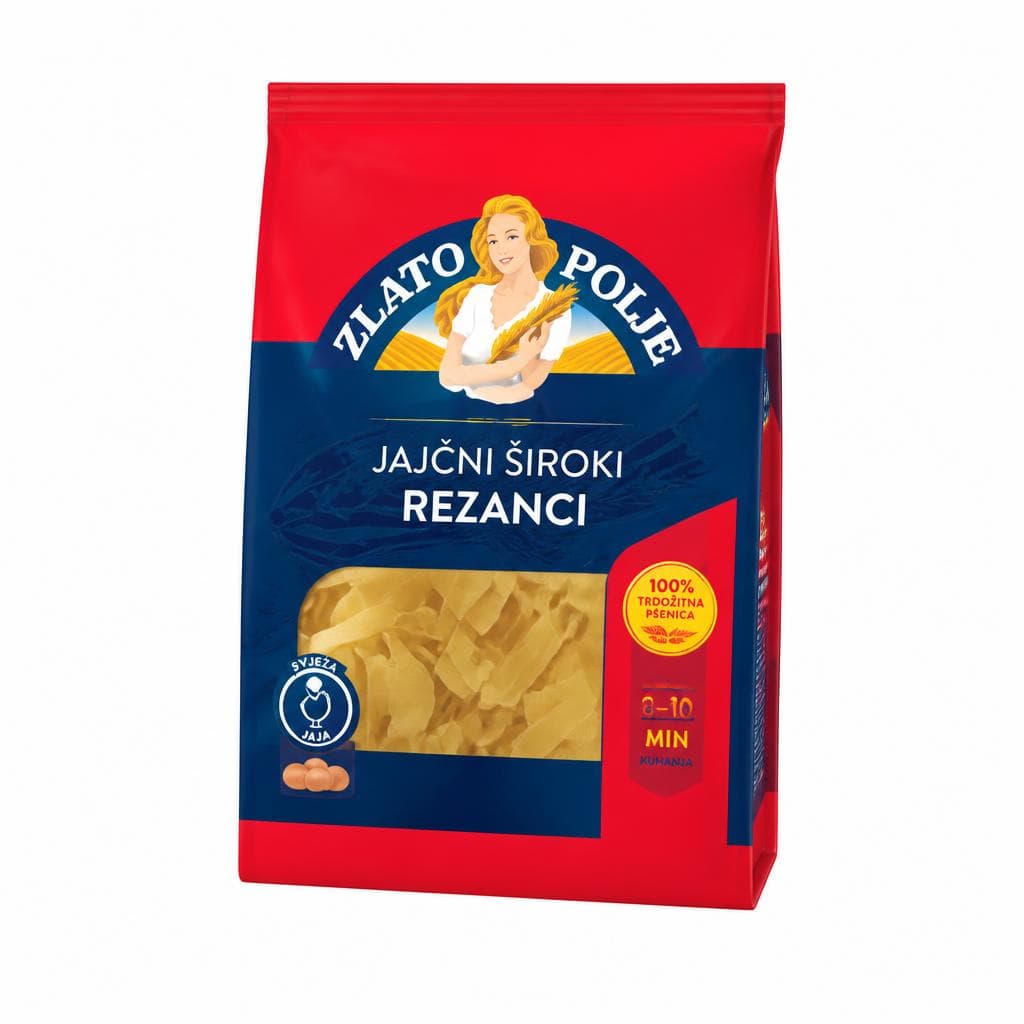 Jajčni rezanci Zlato polje 400 g Akcija v trgovini Mercator