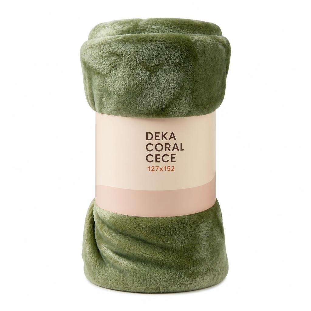 Odeja Coral flis 127 x 152 cm Akcija v trgovini Mercator