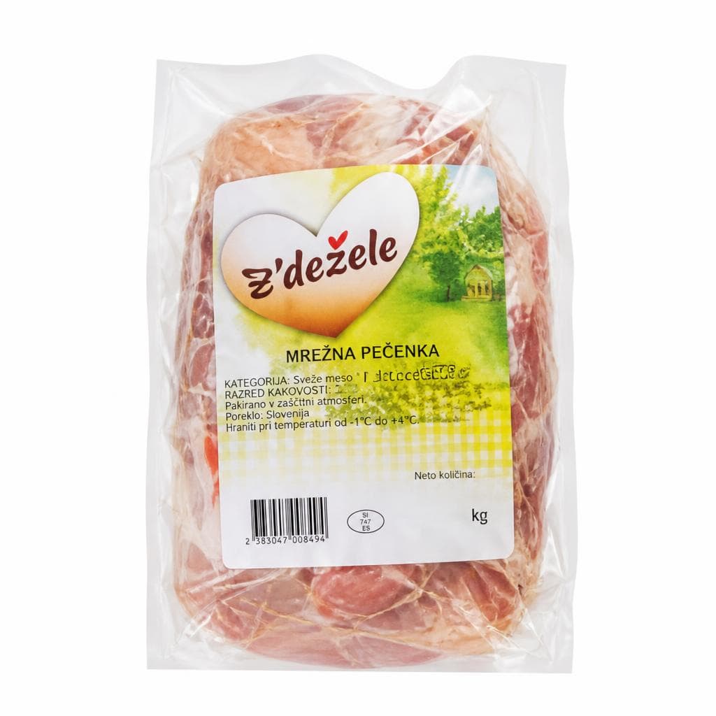 Mrežna pečenka iz plečeta cena za kg Z'dežele Akcija v trgovini Mercator