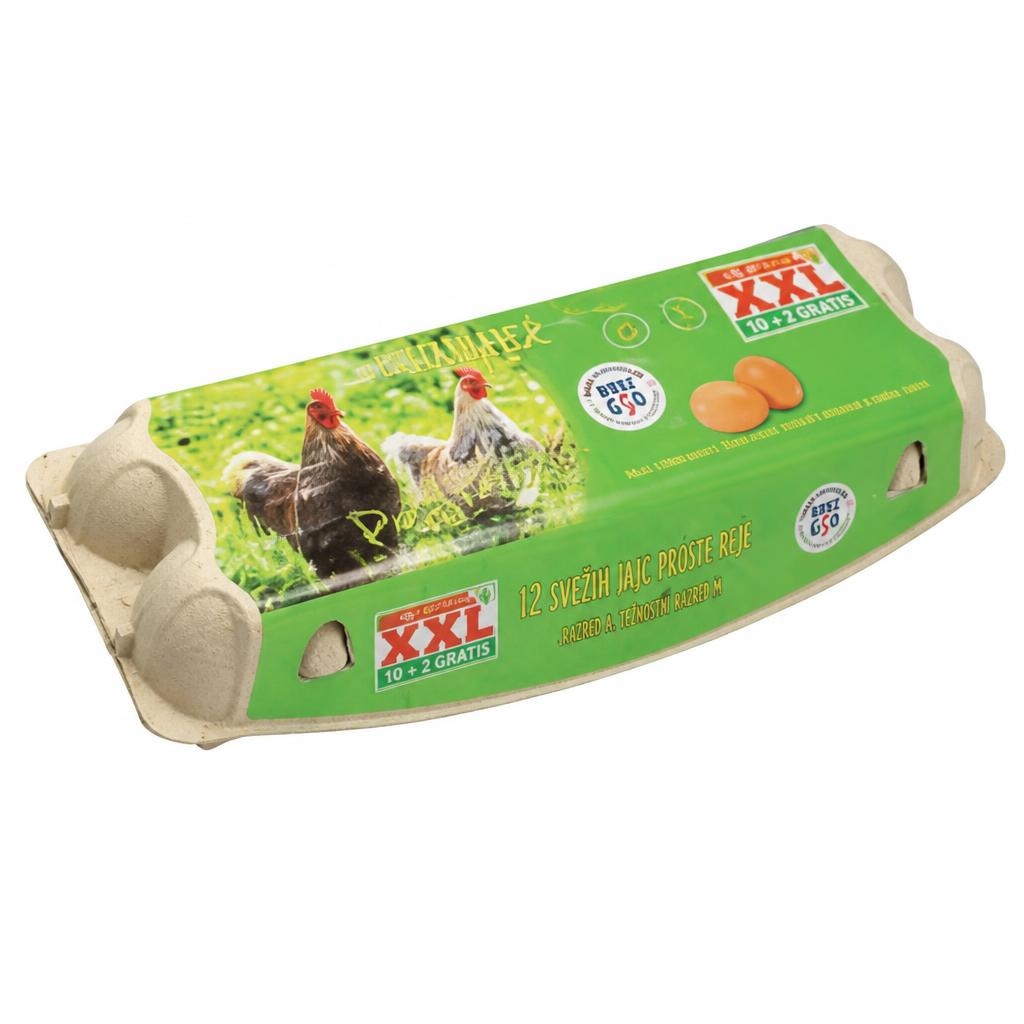 JAJCA PROSTE REJE 10 + 2 gratis Akcija v trgovini Spar