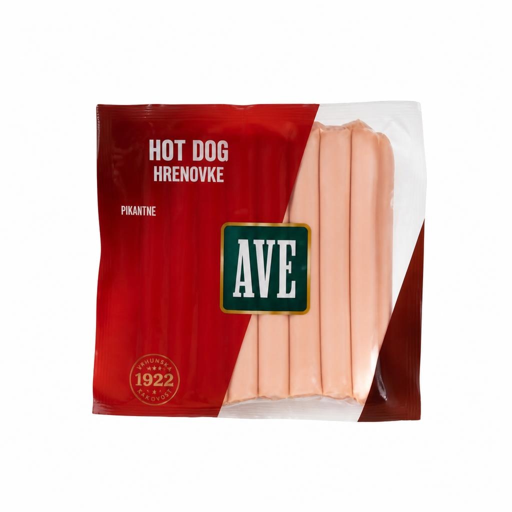 Hrenovke Ave Akcija v trgovini Tuš