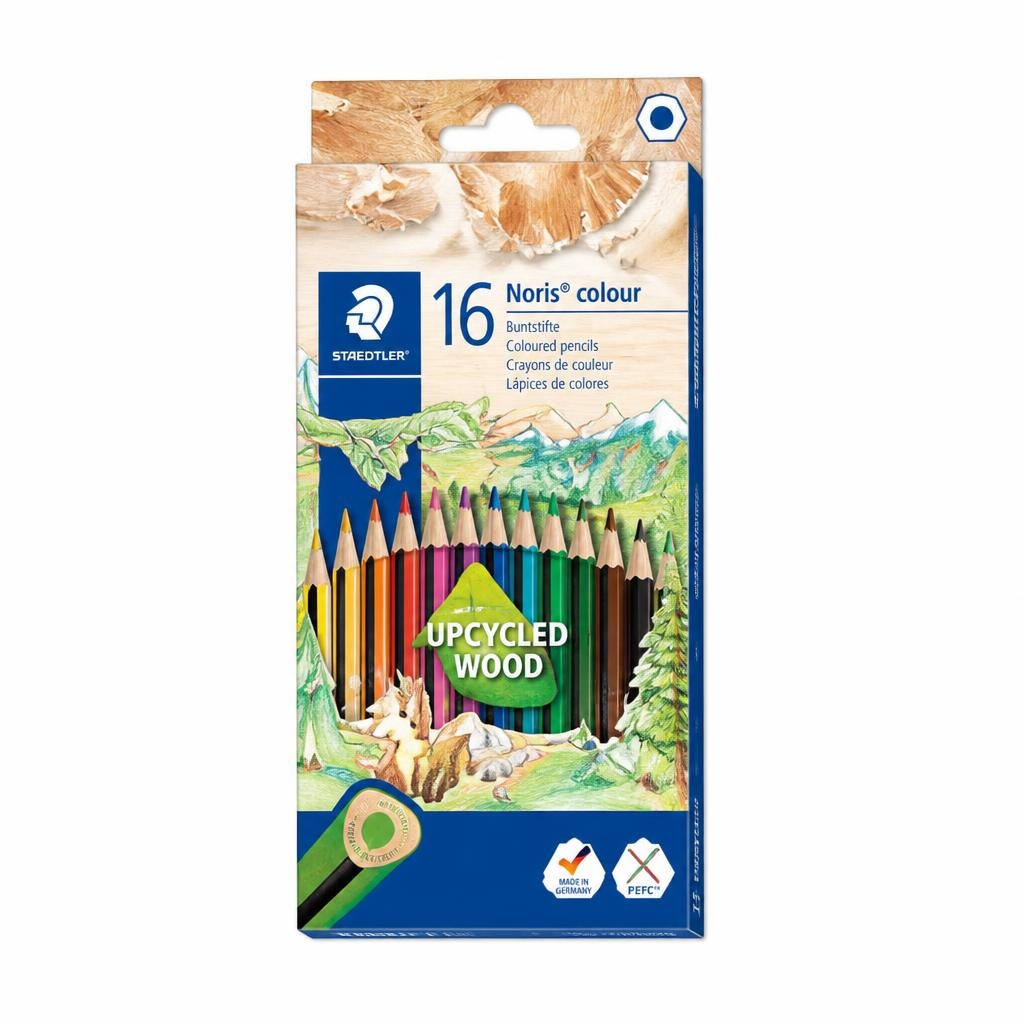 Noris Colour lesene barvice 12 kosov + 4 barvice GRATIS Akcija u trgovini Mueller