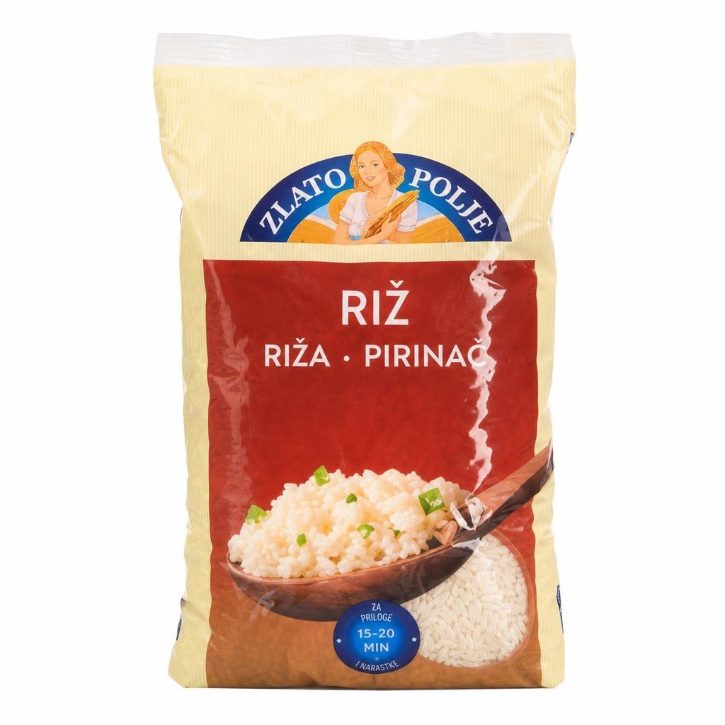 Riž Zlato Polje 800 g - Akcija v trgovini Tuš
