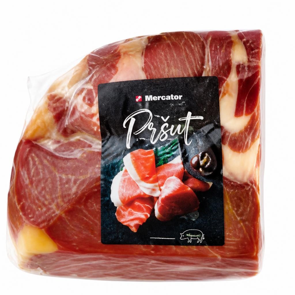 Pršut kosi Mercator Akcija v trgovini Mercator