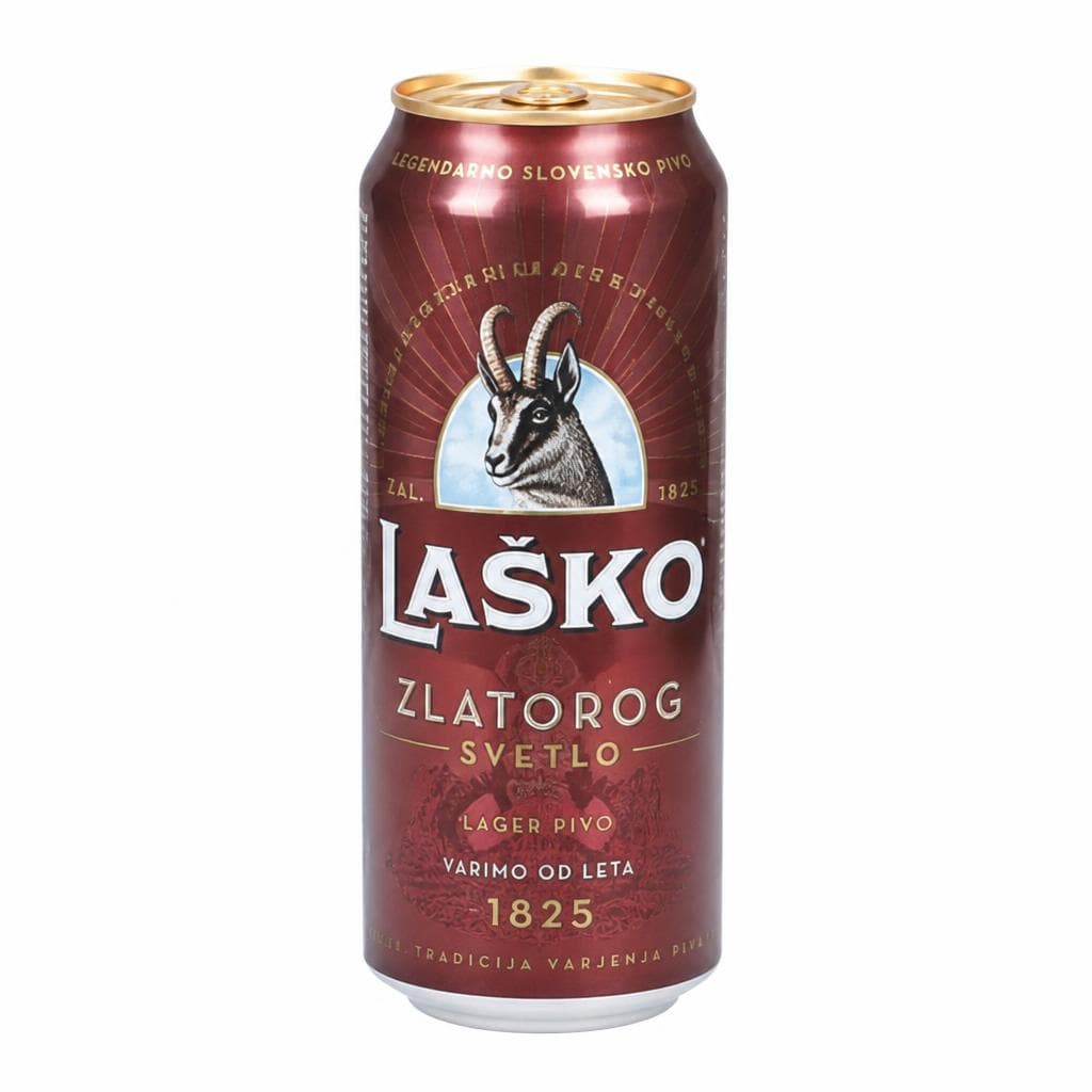 Pivo Laško Zlatorog 0,5 l Akcija v trgovini Spar