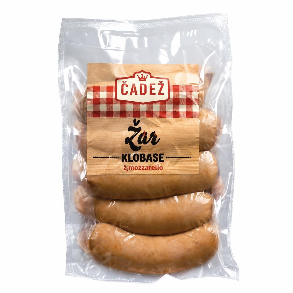 Žar klobase Čadež z mozzarello 570 g Akcija v trgovini E.Leclerc