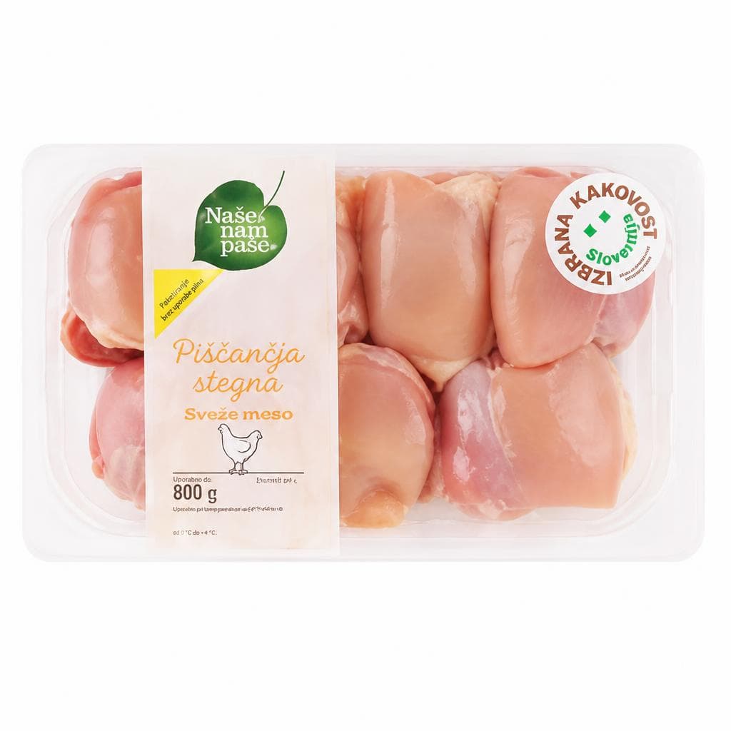 Naše Nam Paše sveža piščančja stegna 800 g Akcija v trgovini Lidl