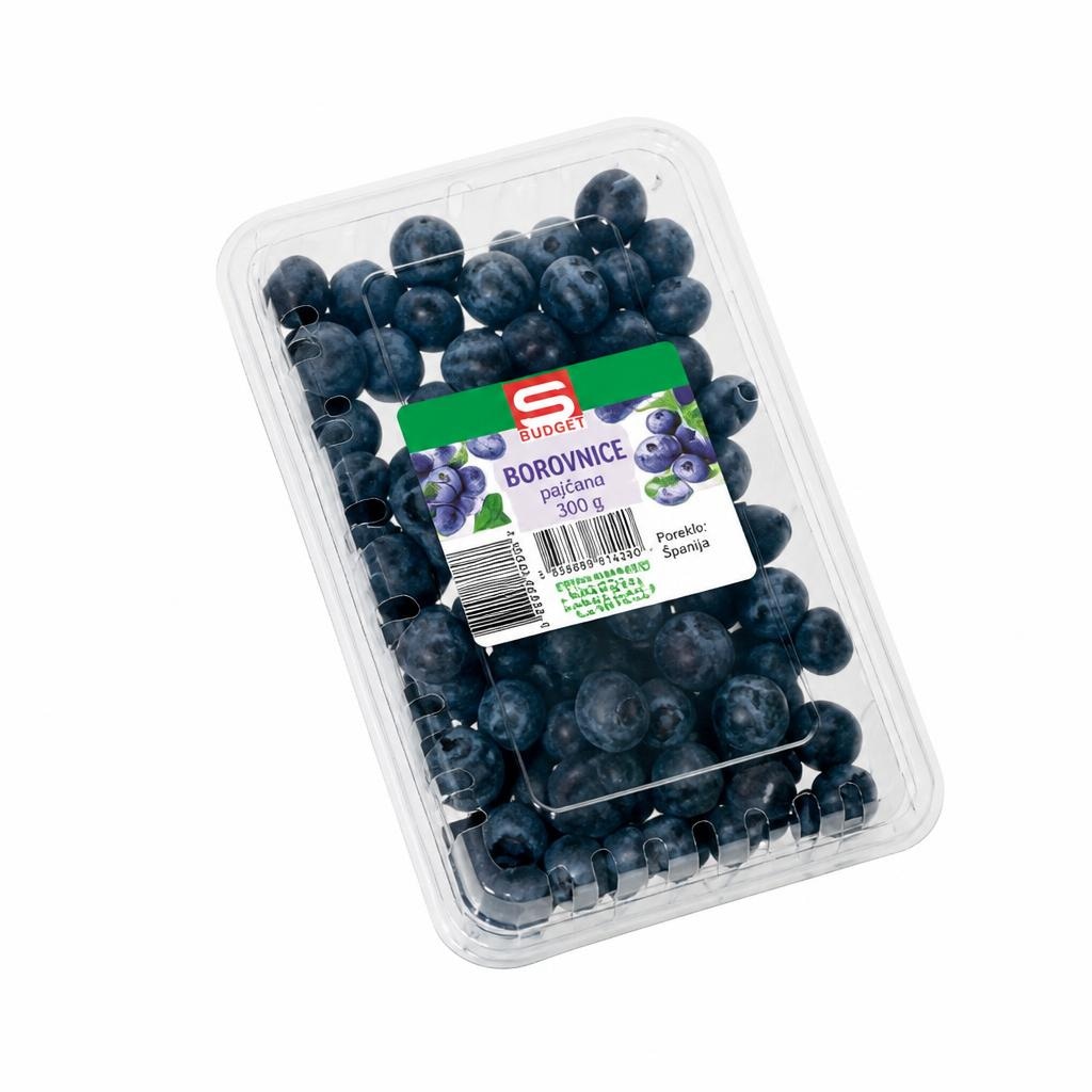 Borovnice 300 g Akcija v trgovini Spar