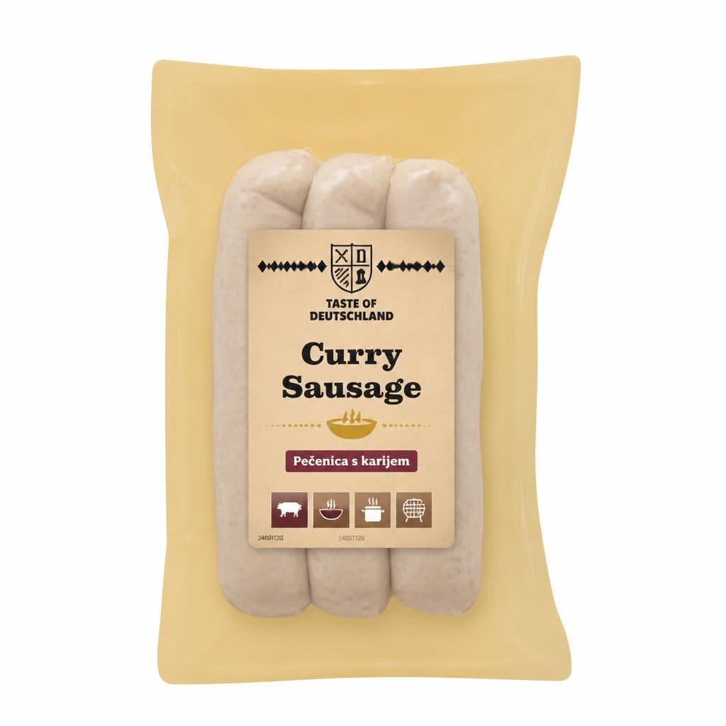 Taste of Deutschland pečenica s karijem 300 g Akcija v trgovini Lidl