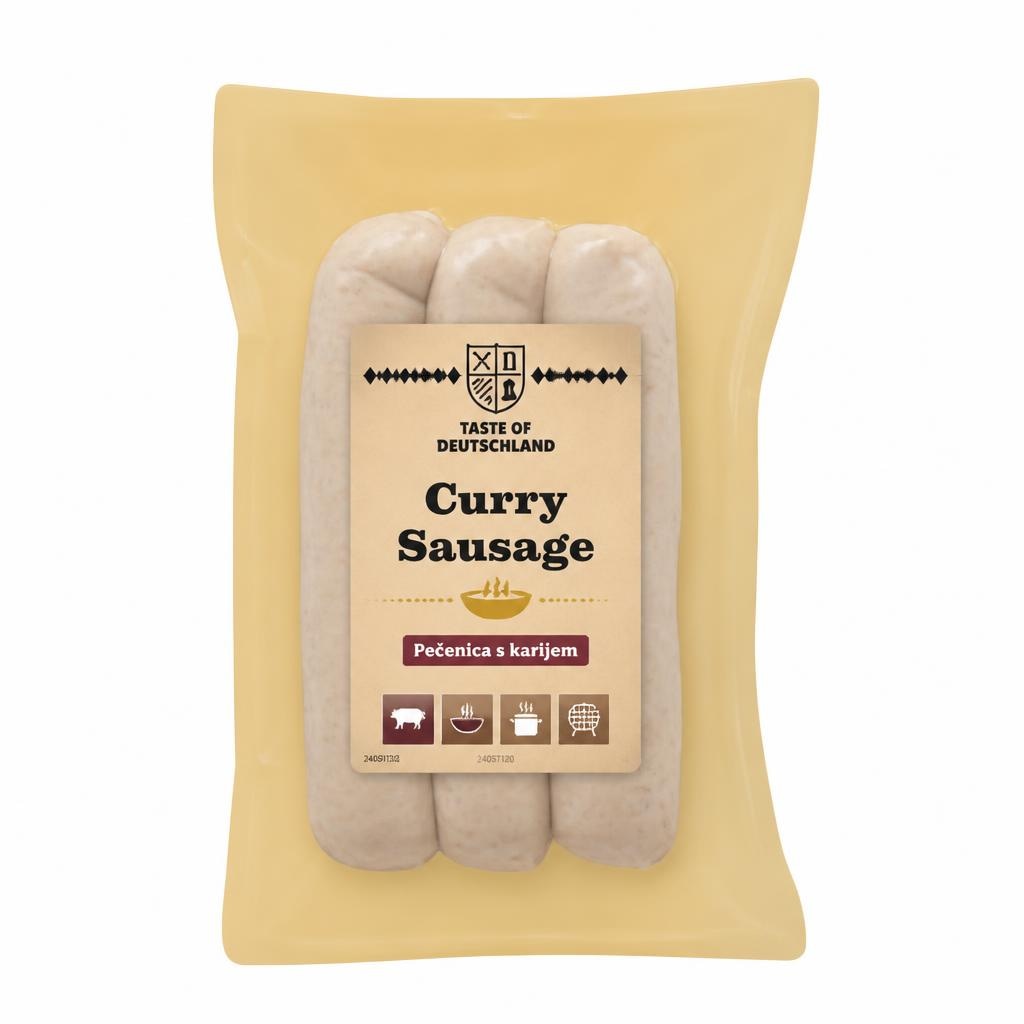 Taste of Deutschland pečenica s karijem 300 g Akcija v trgovini Lidl