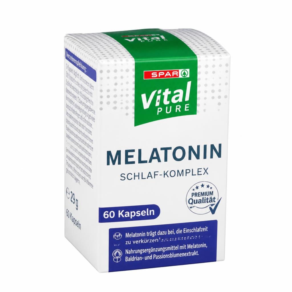 Vital Pure melatonin 60 kapsul Akcija v trgovini Spar