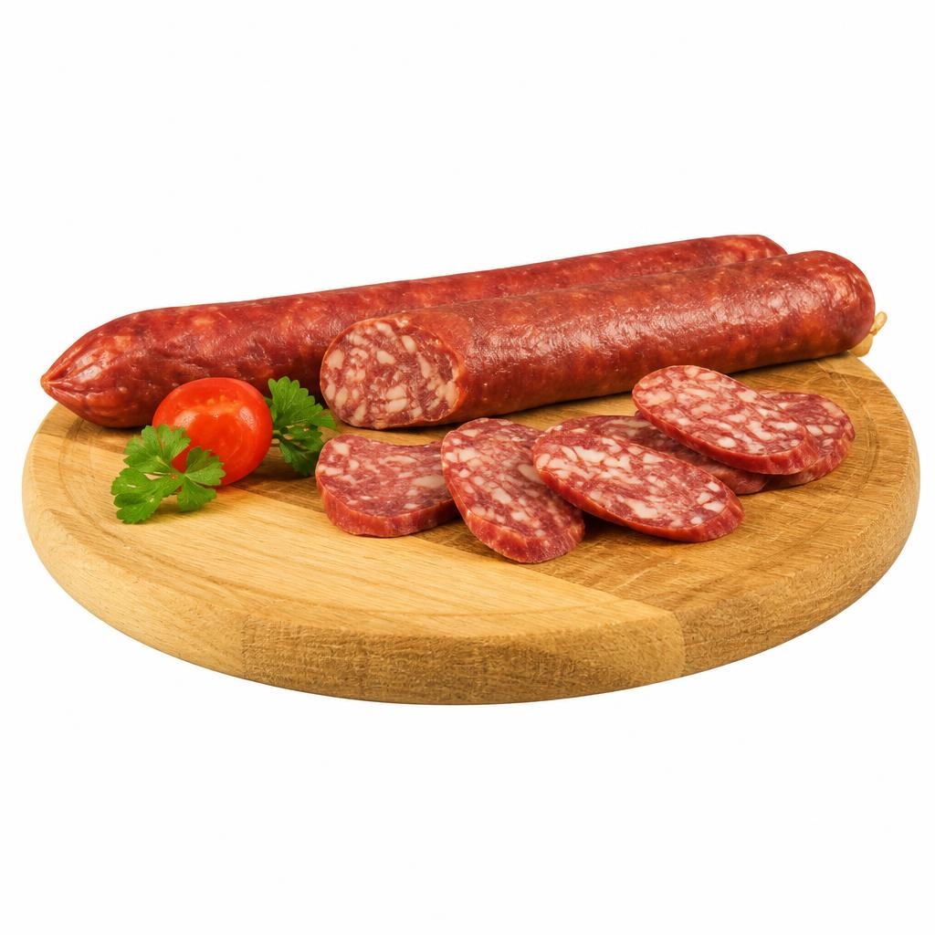 Čajna klobasa 400 g Zlata dolina - Akcija v trgovini Jager
