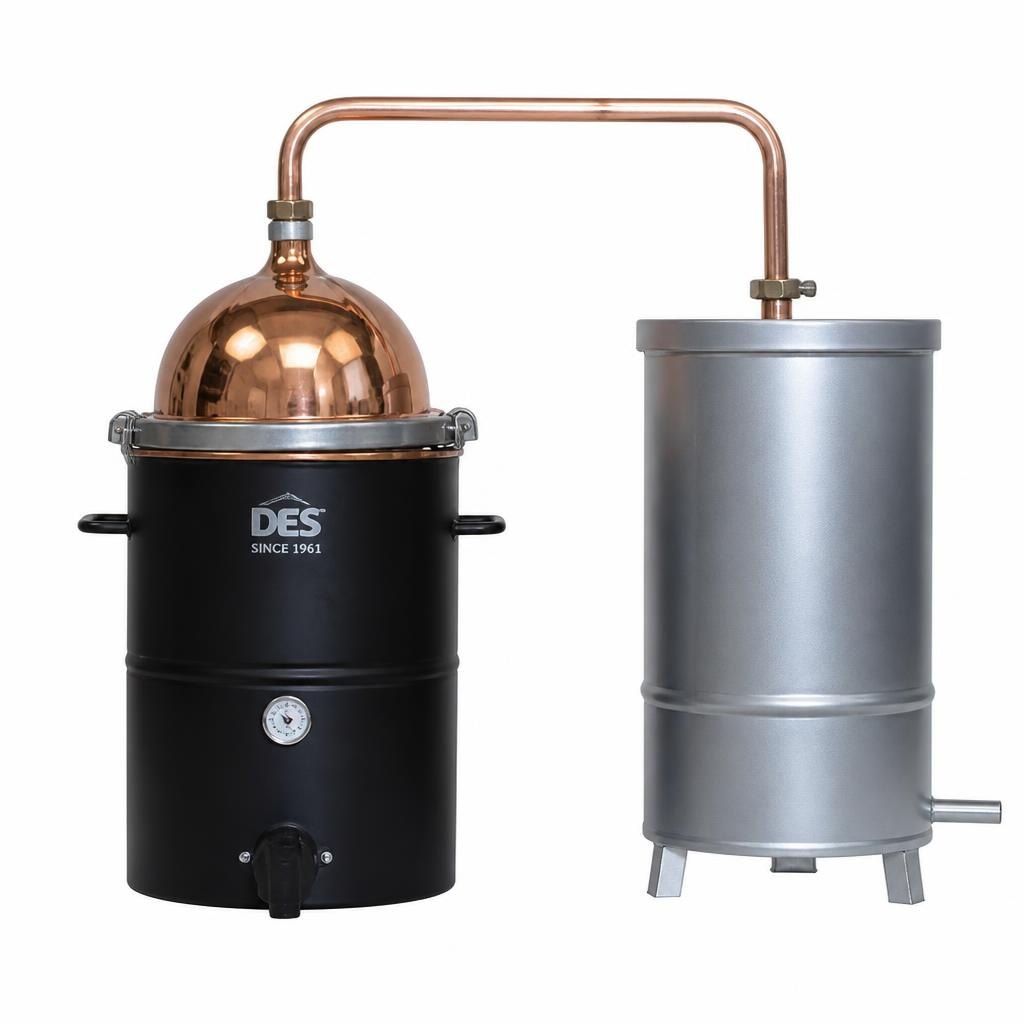 Kotel za žganjekuho z inox hladilno posodo 120 L DES Akcija v trgovini Jager