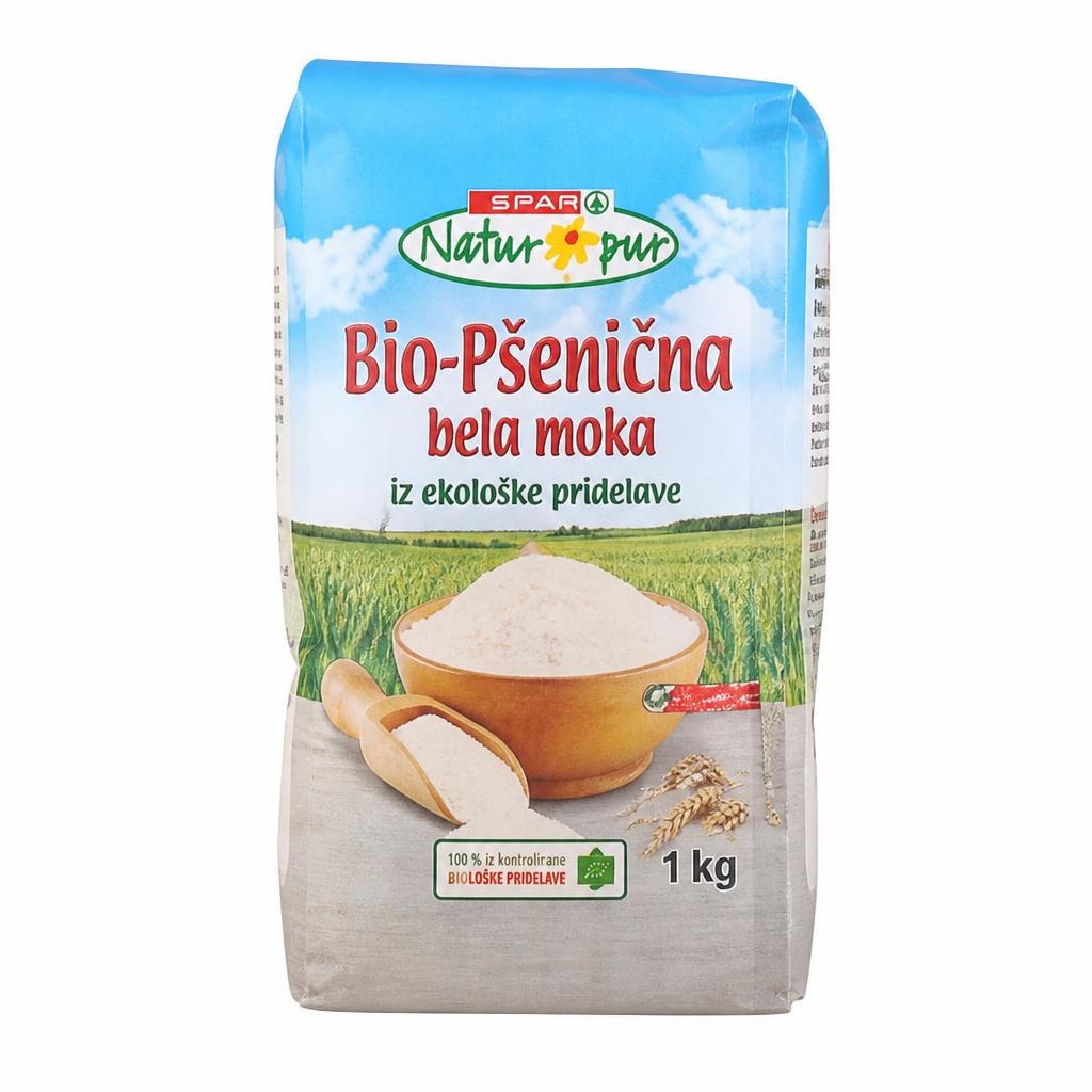 Bio-Pšenična bela moka 1 kg Natur pur Akcija v trgovini Spar