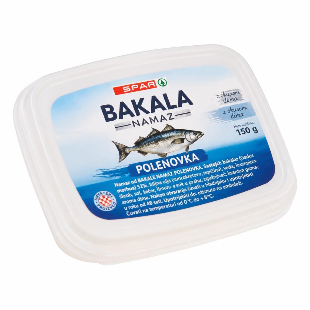 Bakala namaz Polenovka 150 g SPAR Akcija v trgovini Spar