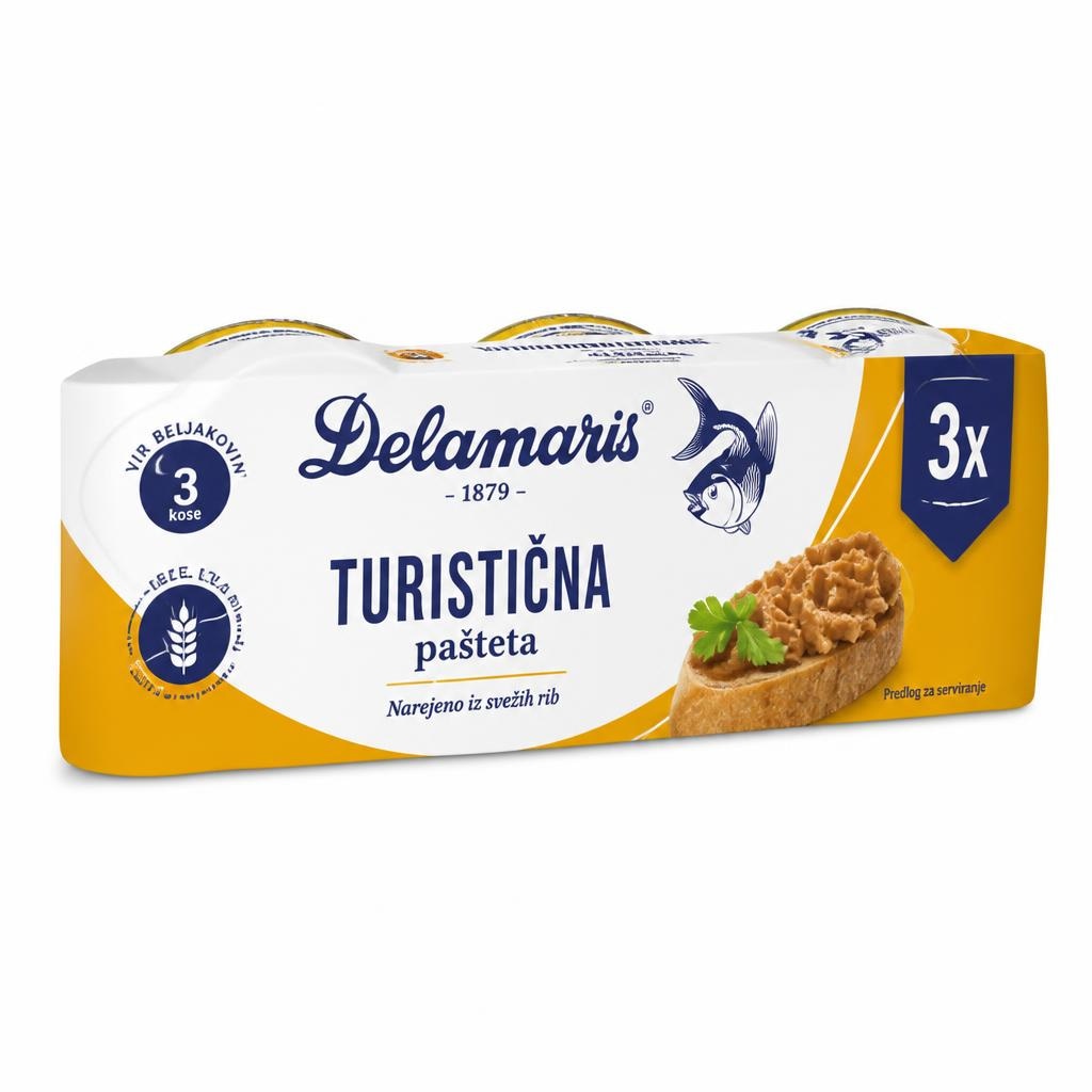 Izbrane ribje paštete Delamaris - Akcija v trgovini Mercator