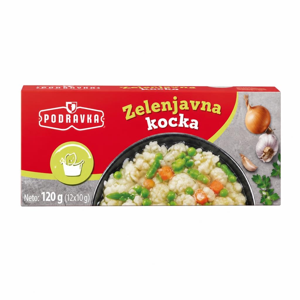 Podravka Zelenjavna kocka 120 g - Akcija v trgovini Lidl