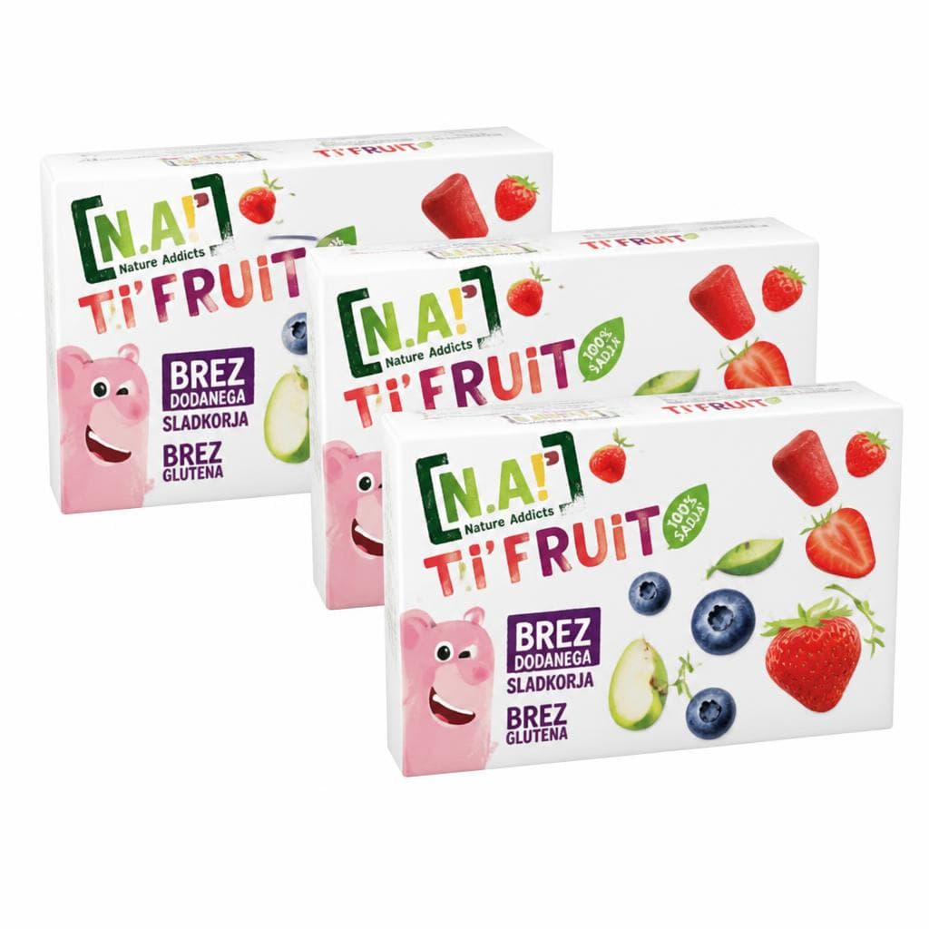 Sadni koščki Ti'fruit N.A! 35 g Akcija v trgovini E.Leclerc
